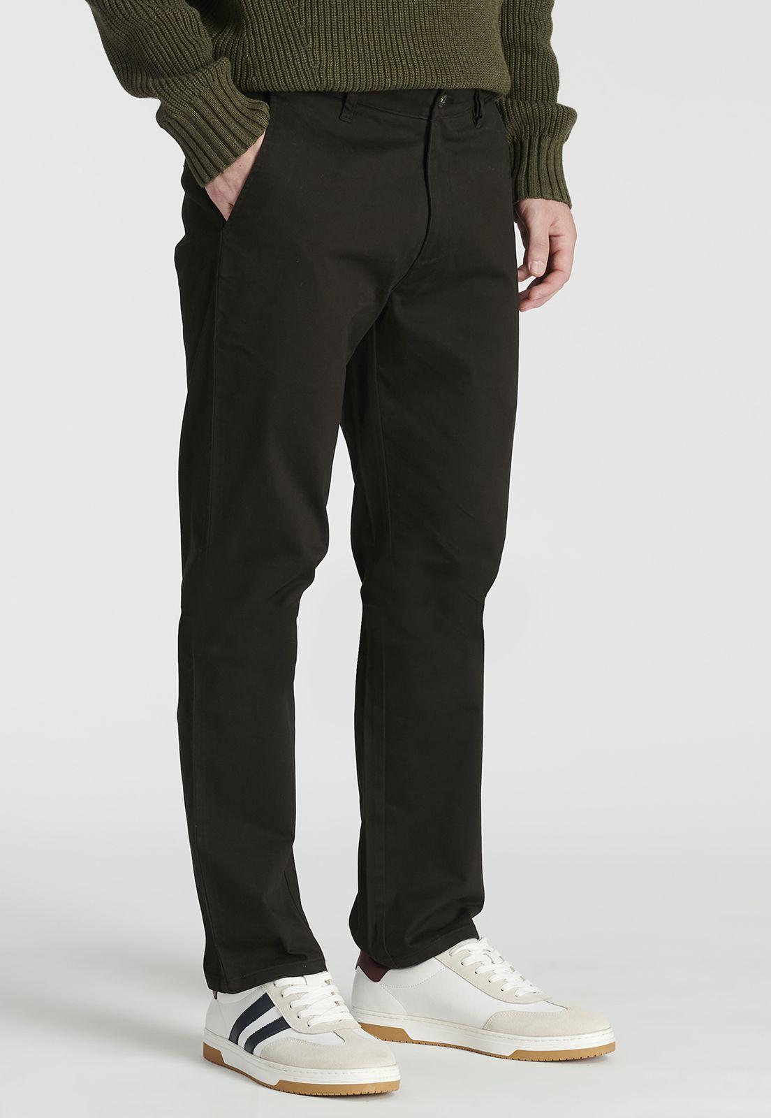 Pantalón Bagneaux Regular Heritage Dk Brown-0