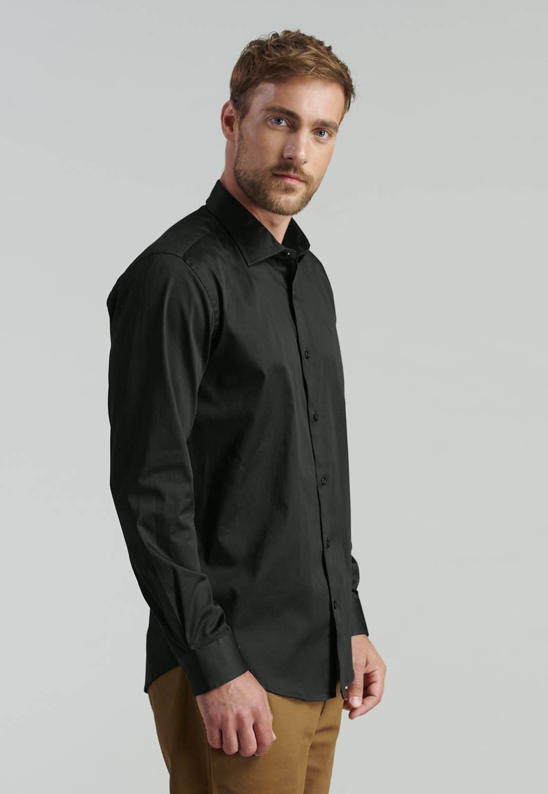 Camisa Dublin Smart Casual Black-0