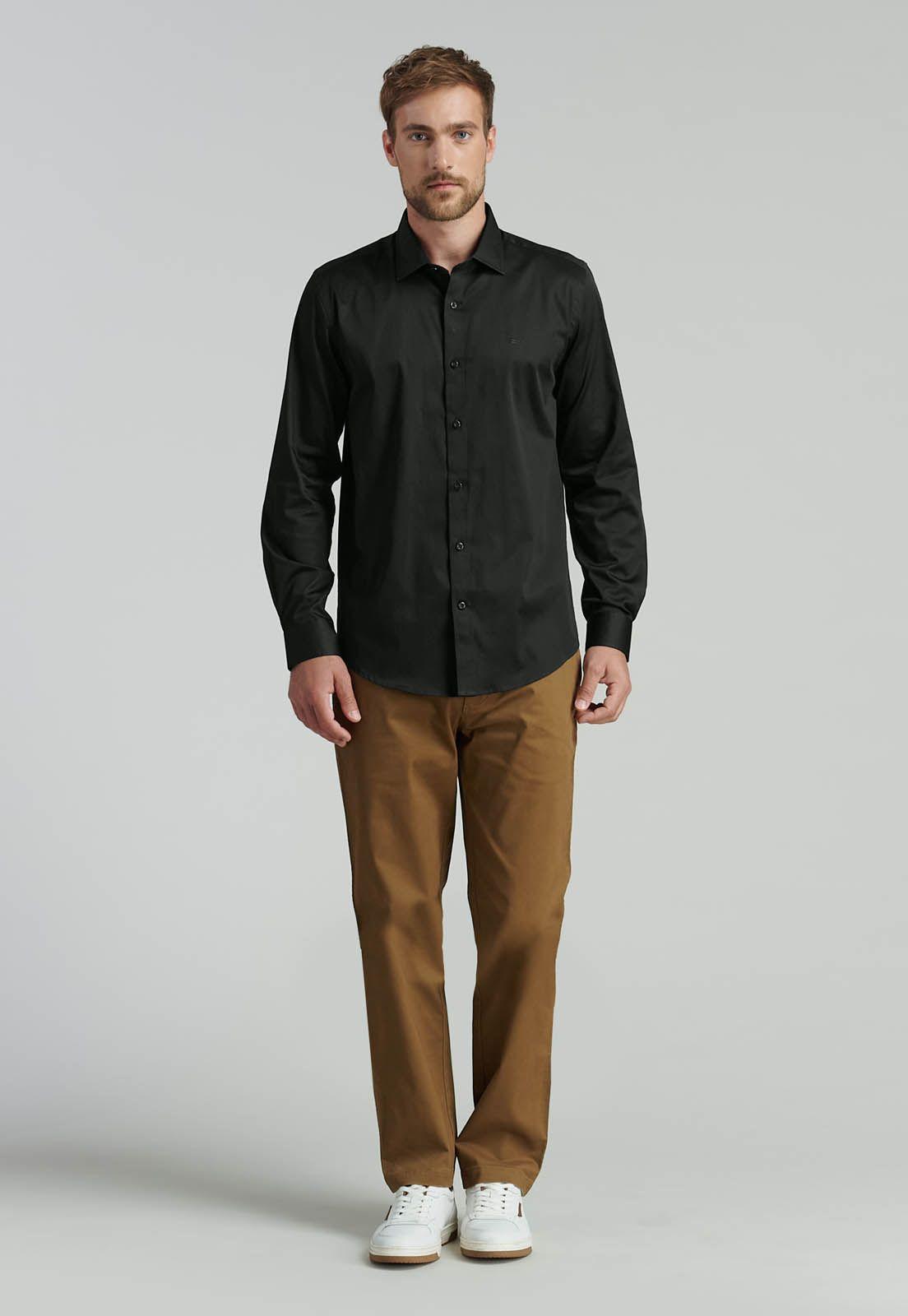 Camisa Dublin Smart Casual Black-1