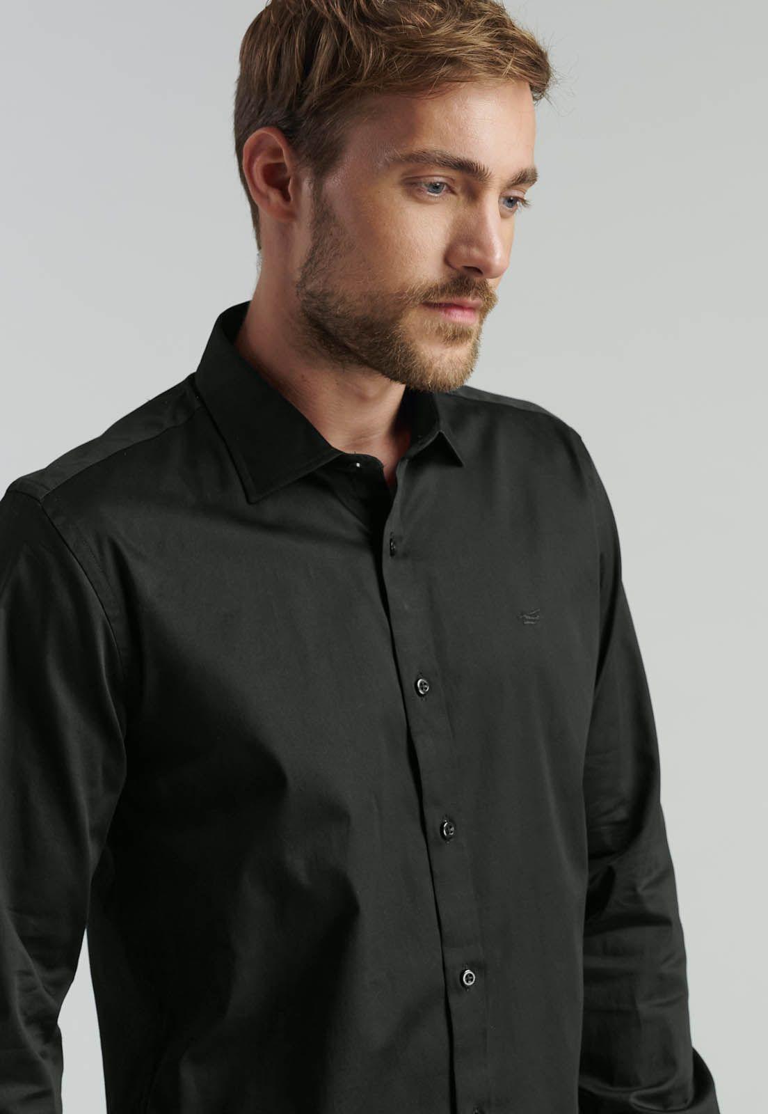 Camisa Dublin Smart Casual Black-2