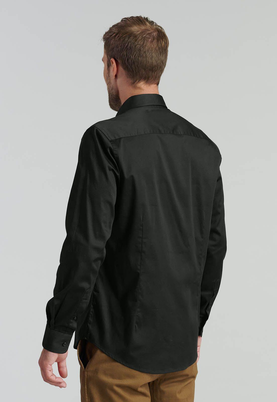 Camisa Dublin Smart Casual Black-3