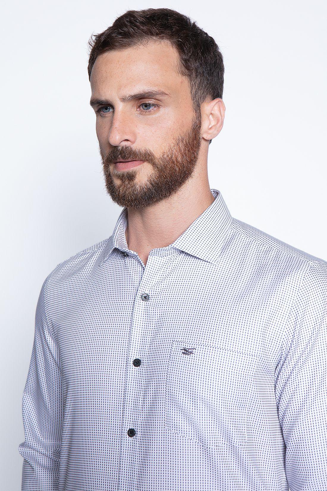 Camisa Smart Casual Bristol Grey-2