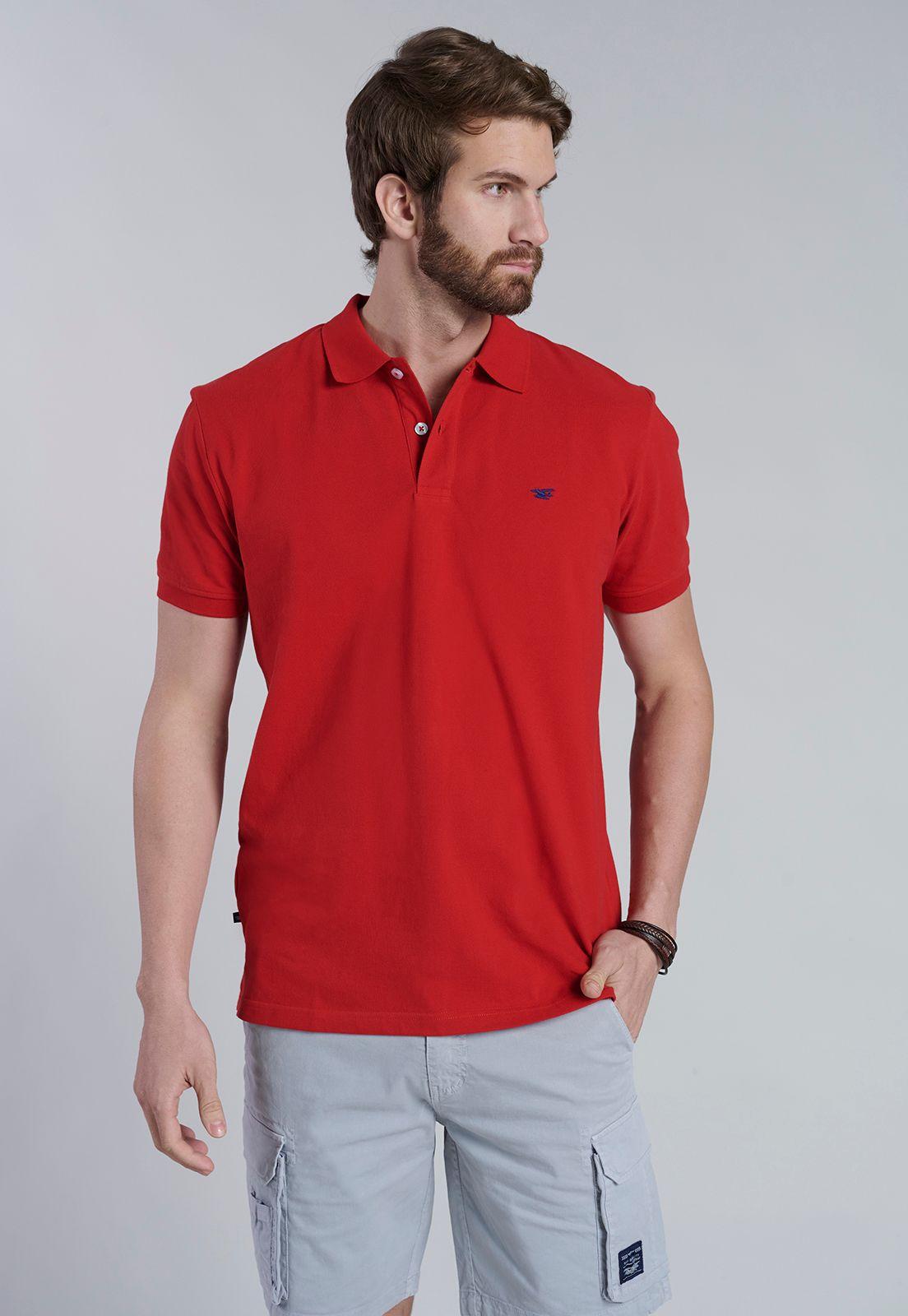 Polera Basica Pique Red-0