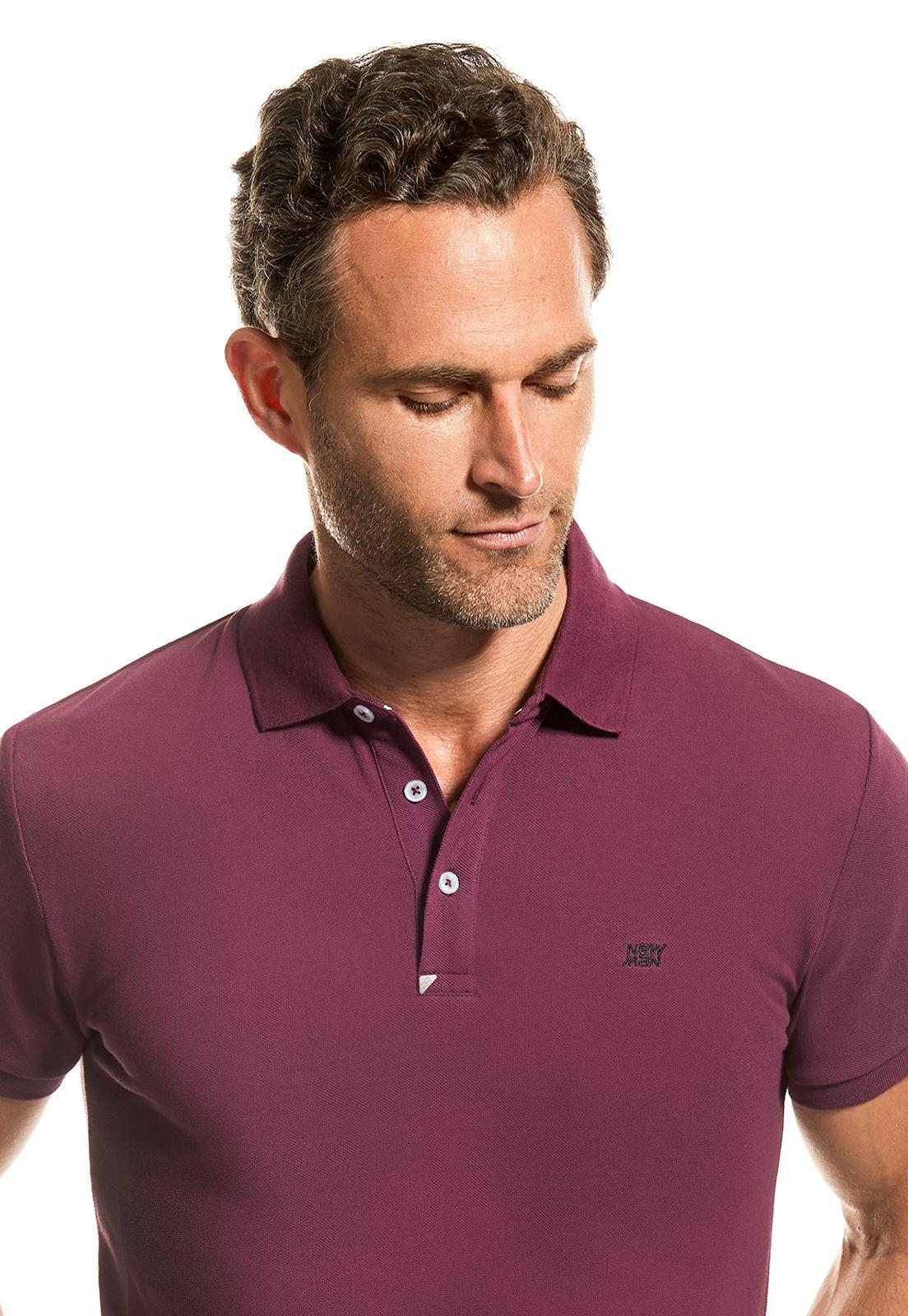 POLERA POLO PIQUE WINE-3