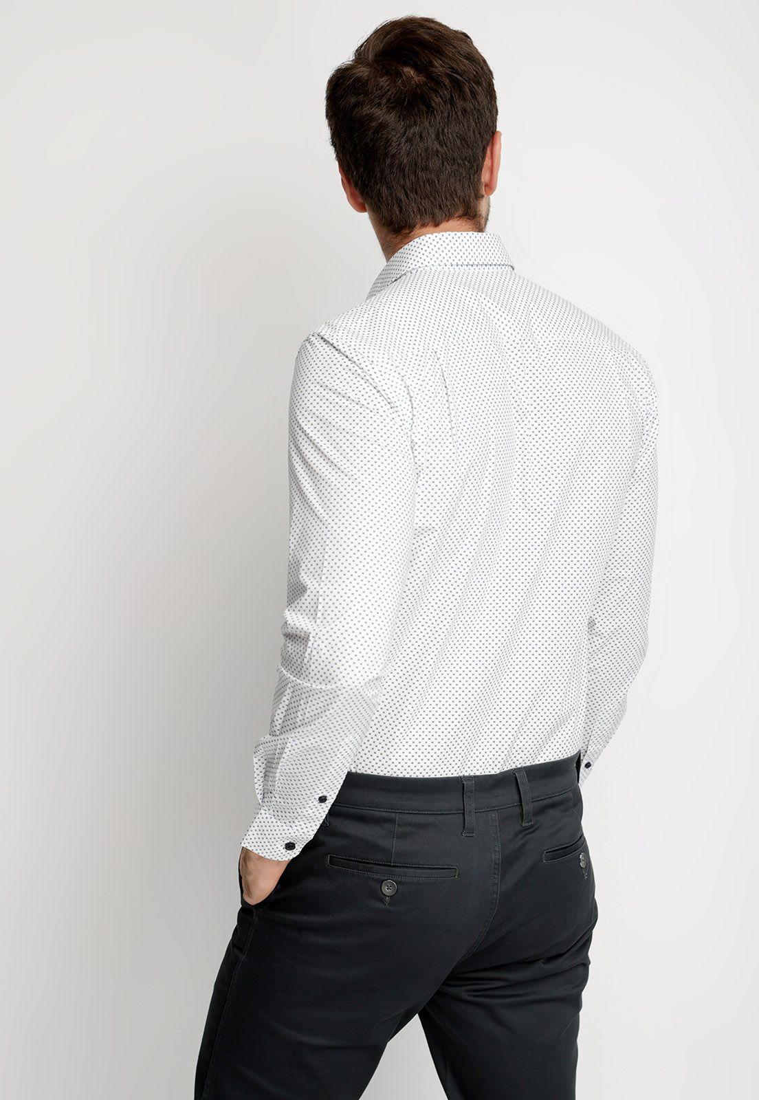 Camisa Estampada Portland F Off White-1