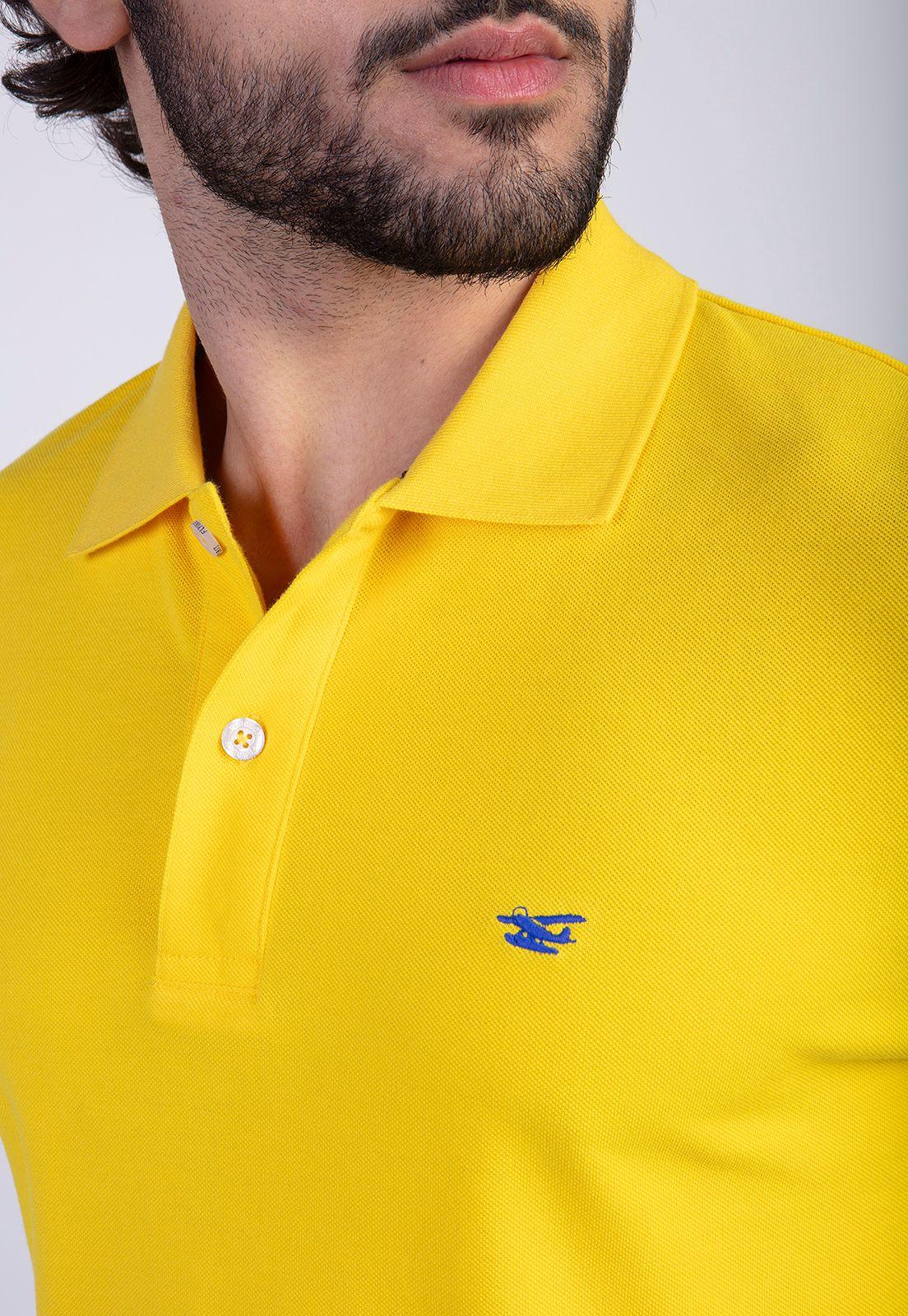 Polera Polo Básica Yellow-3