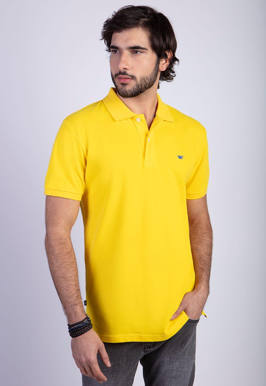 Polera Polo Básica Yellow-0