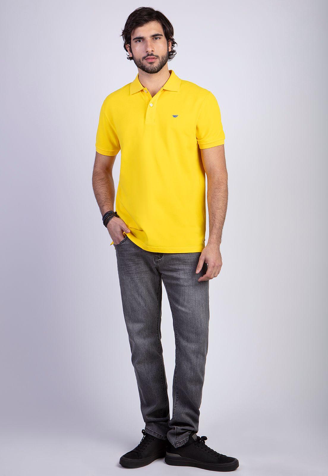 Polera Polo Básica Yellow-2