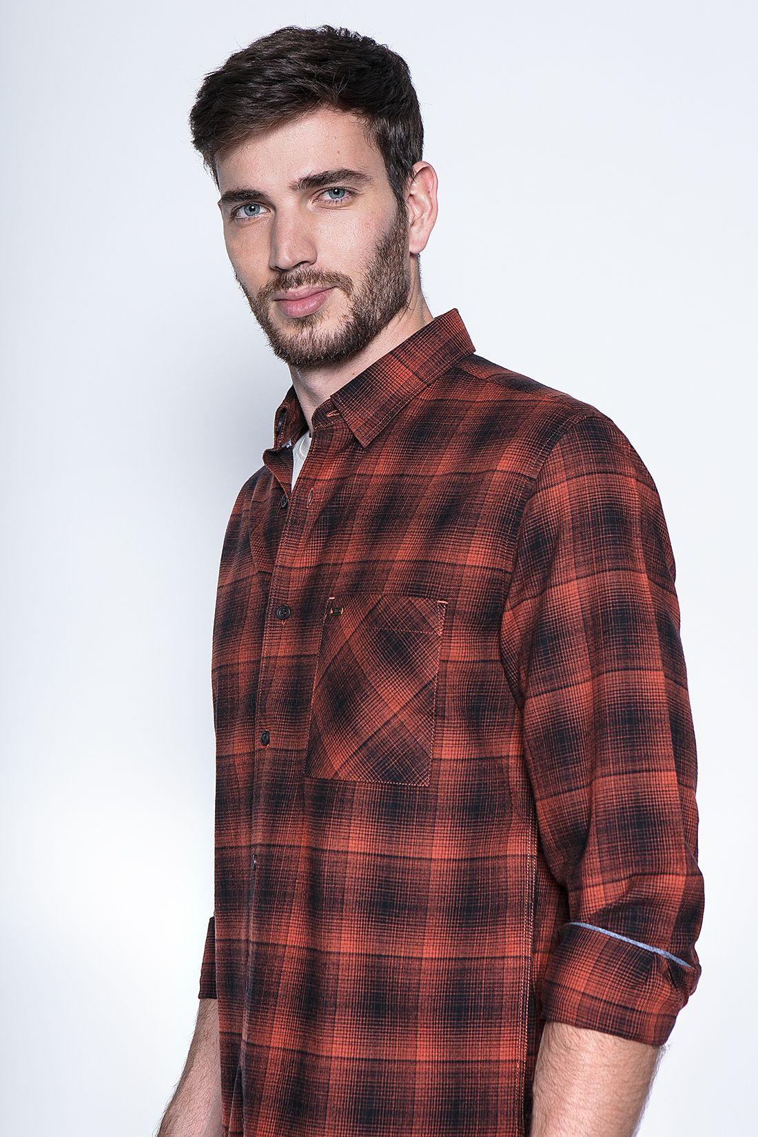 Camisa Check Orlando Fj Copper-2