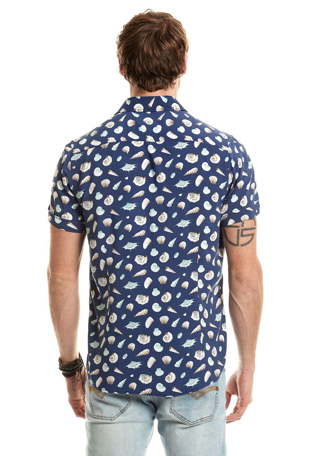 Camisa Estampada Hamptons Fj Navy-2