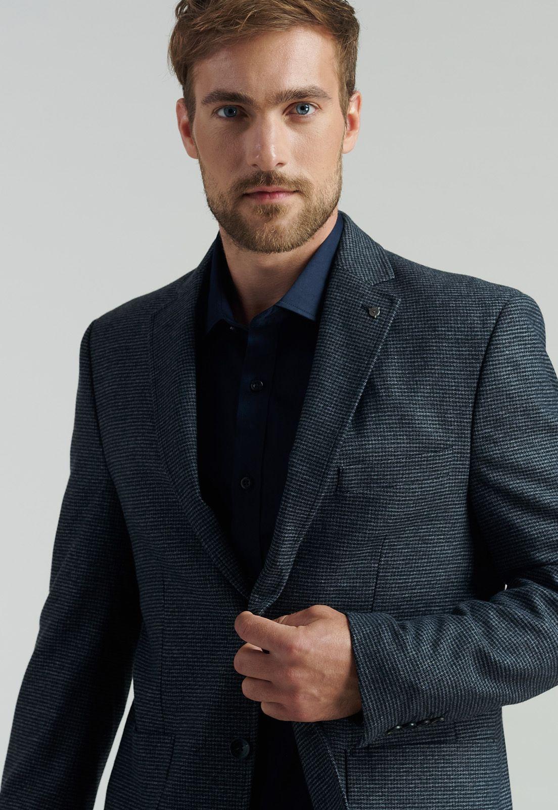 Blazer Salem Smart Casual Black-2