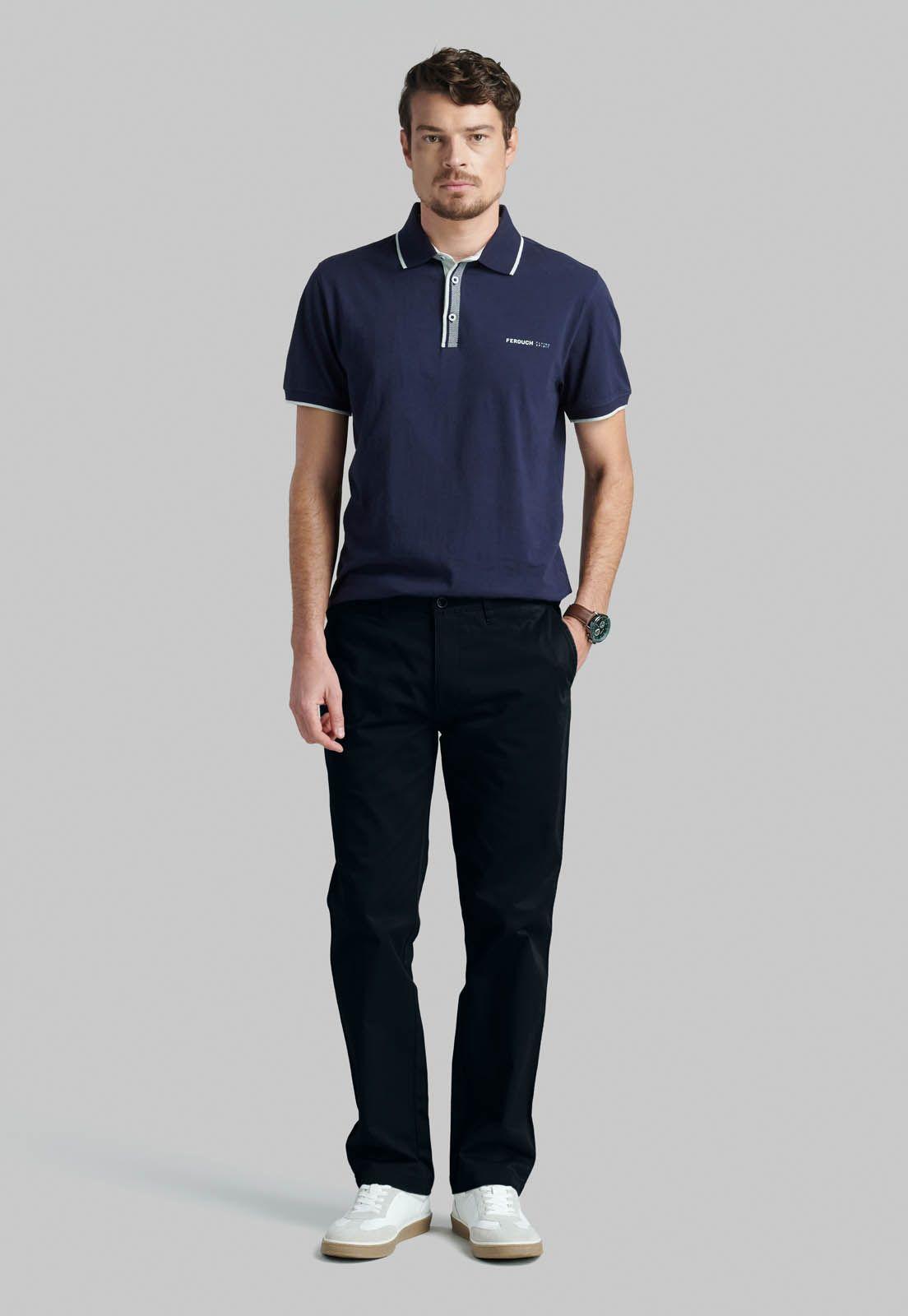 Pantalón Black Twill Without Pleats Business-1