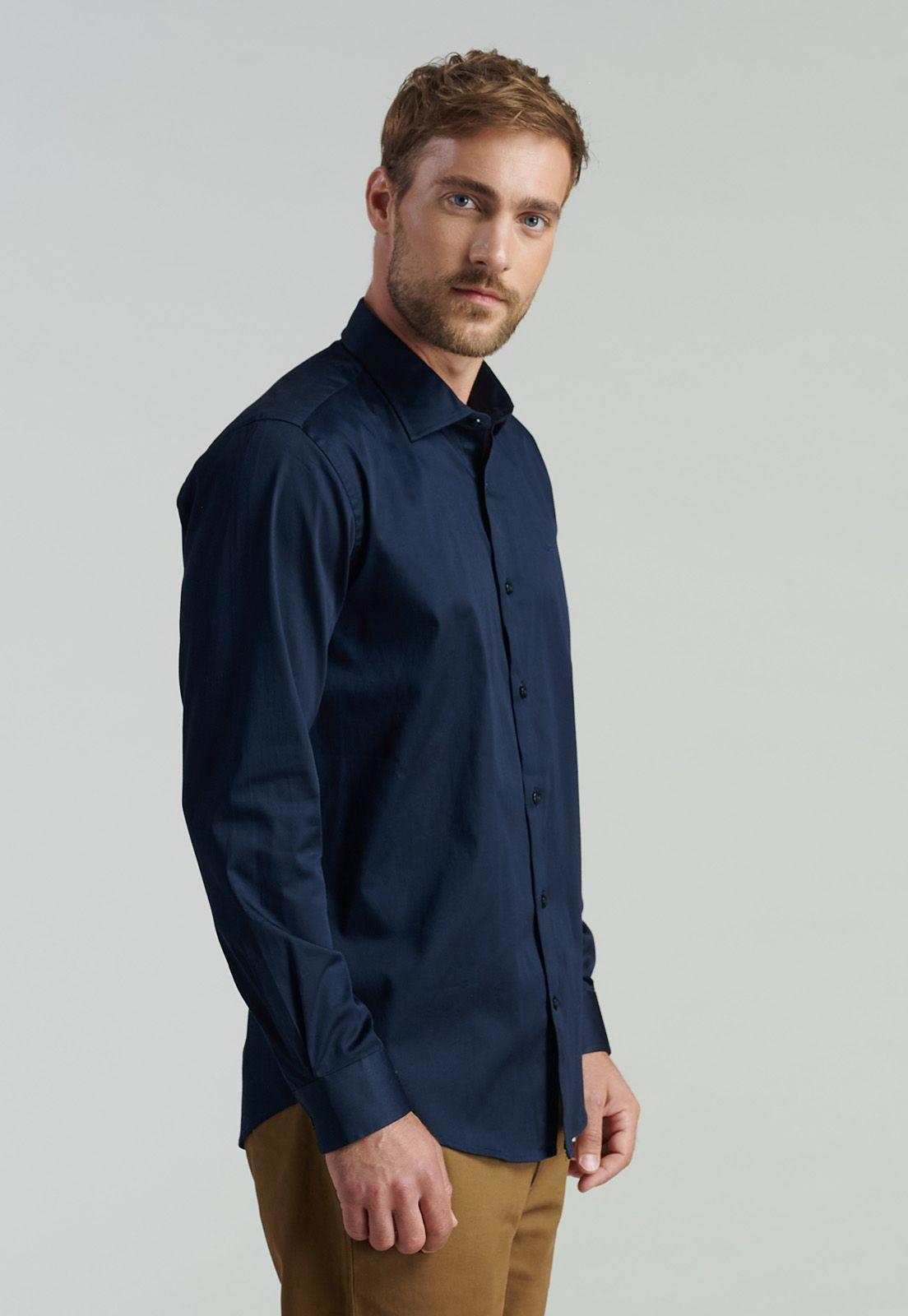 Camisa Dublin Navy Smart Casual Fr-0