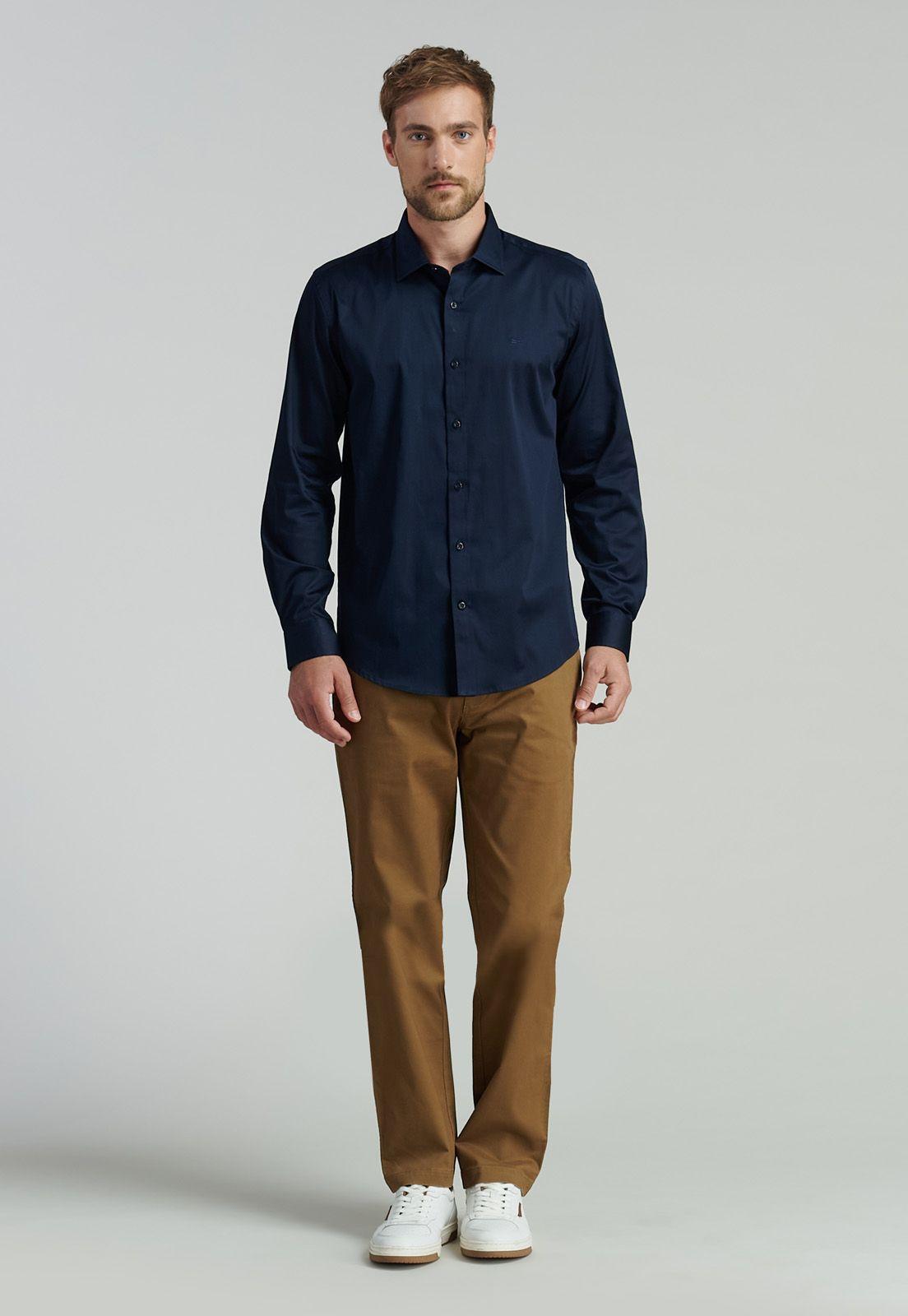 Camisa Dublin Navy Smart Casual Fr-1