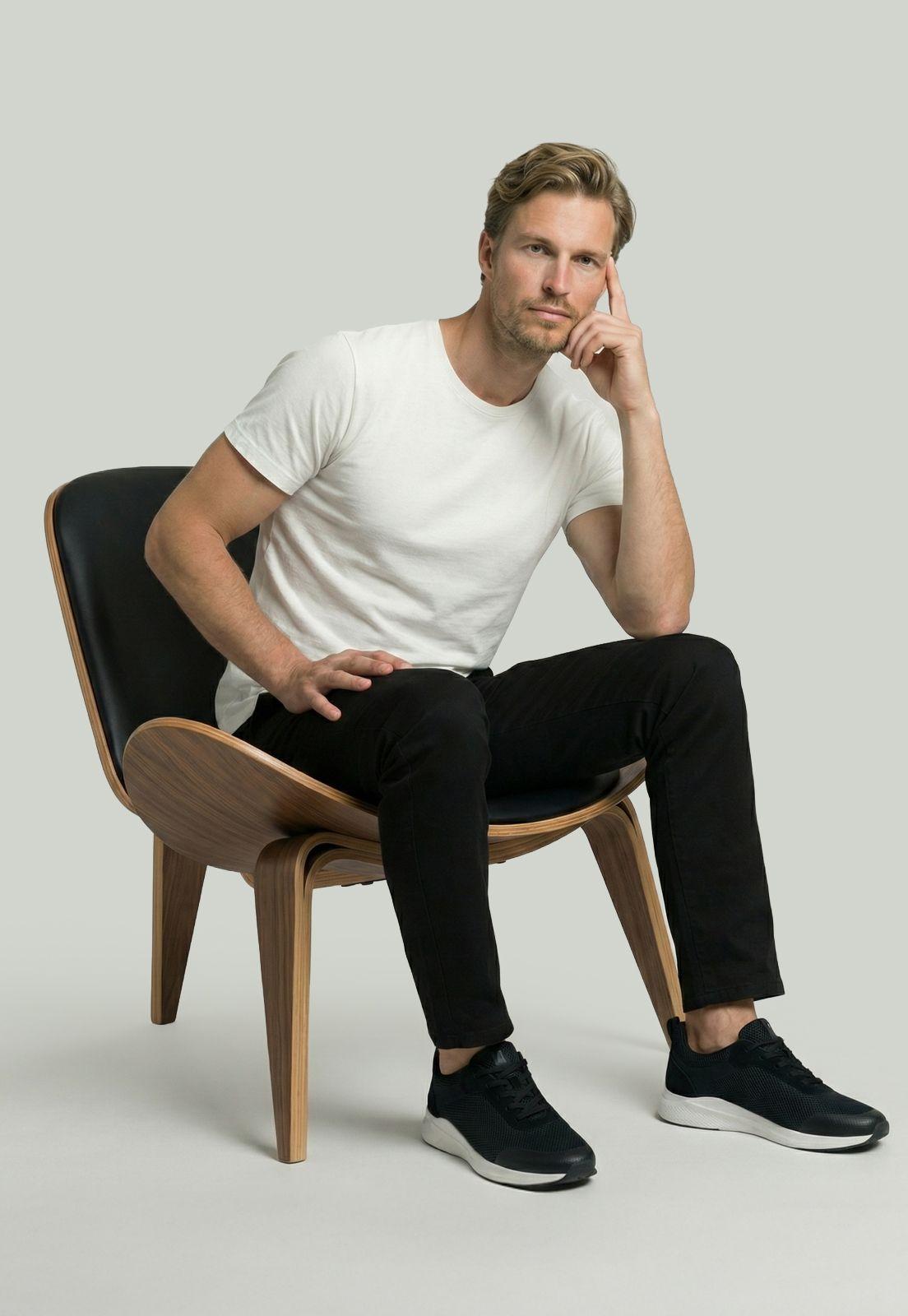 Pantalón Bagneaux Slim Fit Black-4