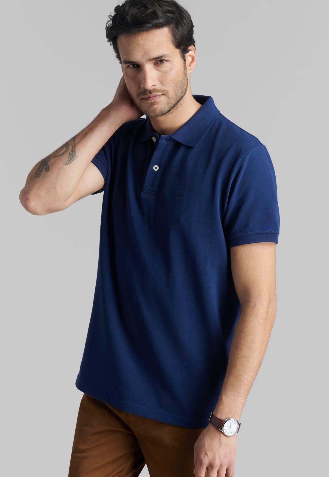 Polera Pique Básica Fr Blue-4