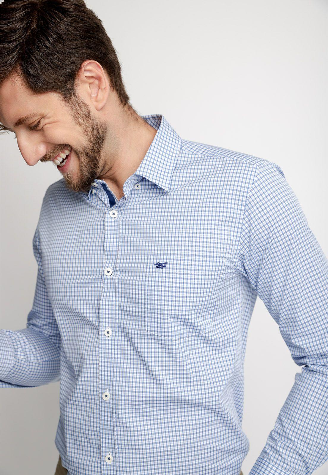 Camisa Smart Casual Fontana Blue-2