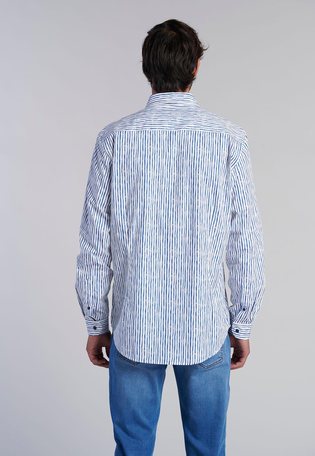Camisa Estampada Aqua Fj Blue-3