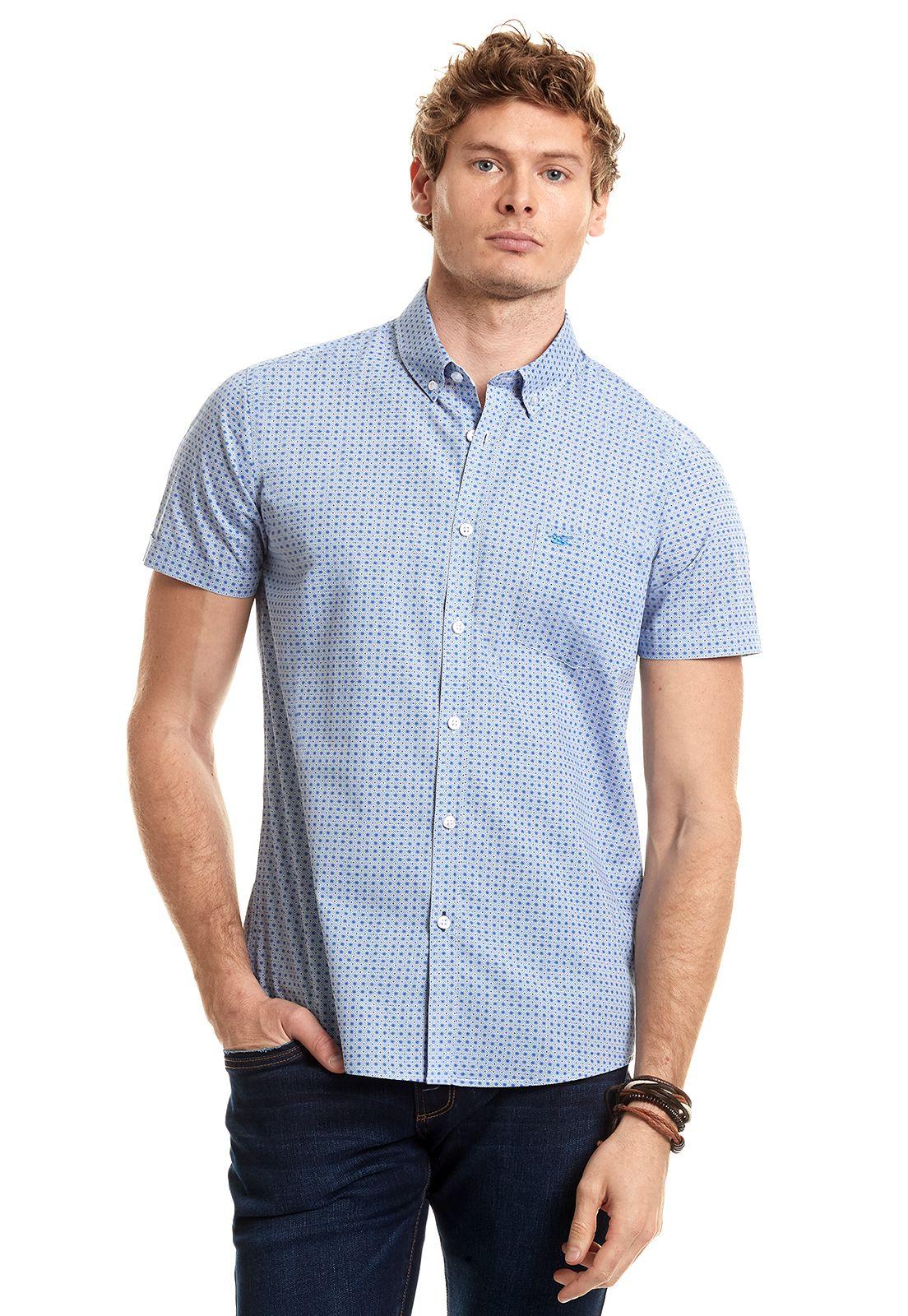 Camisa Estampada Lousiana F Blue-0