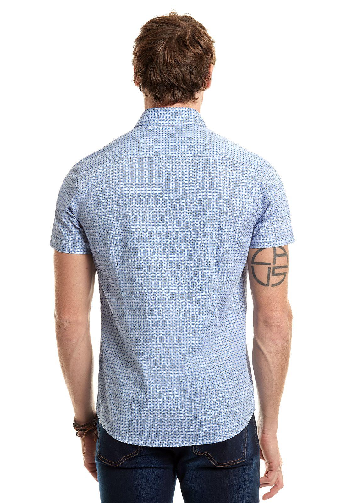 Camisa Estampada Lousiana F Blue-2