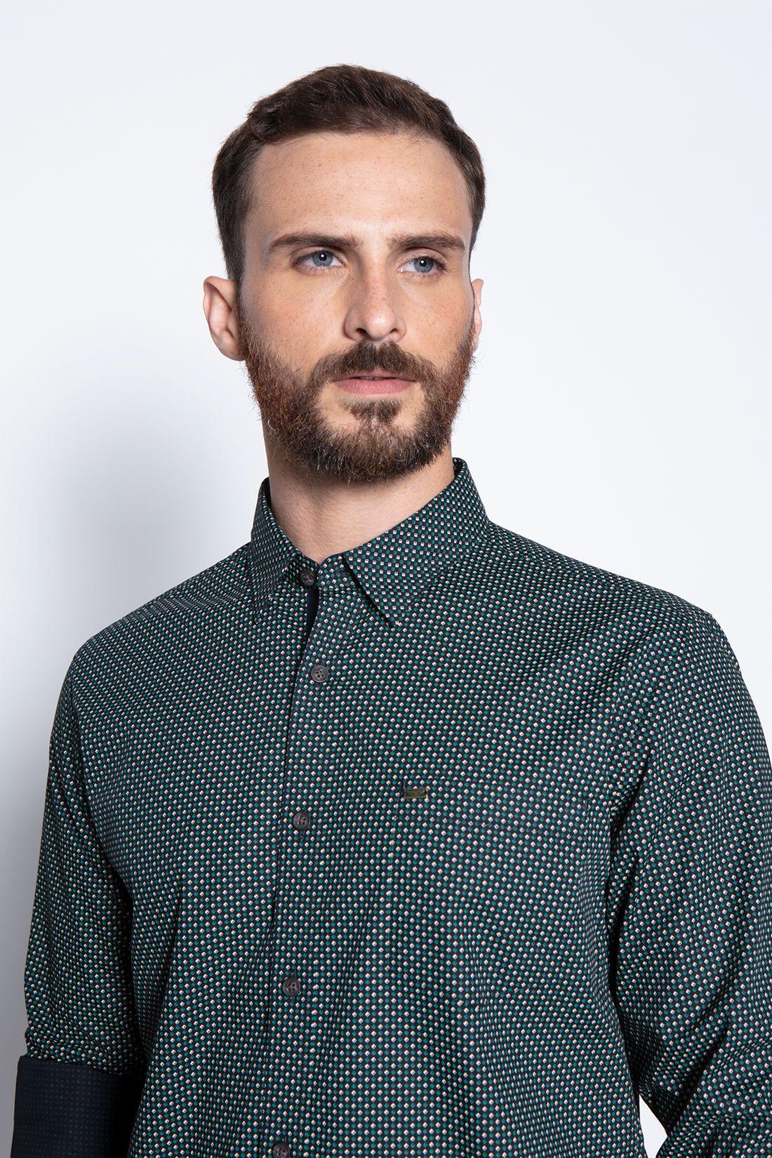 Camisa Estampada Fj Green-2