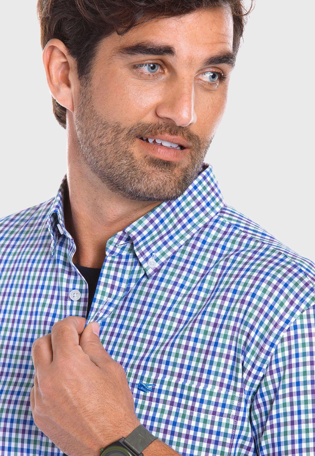 Camisa Checkered Arizona Green-3