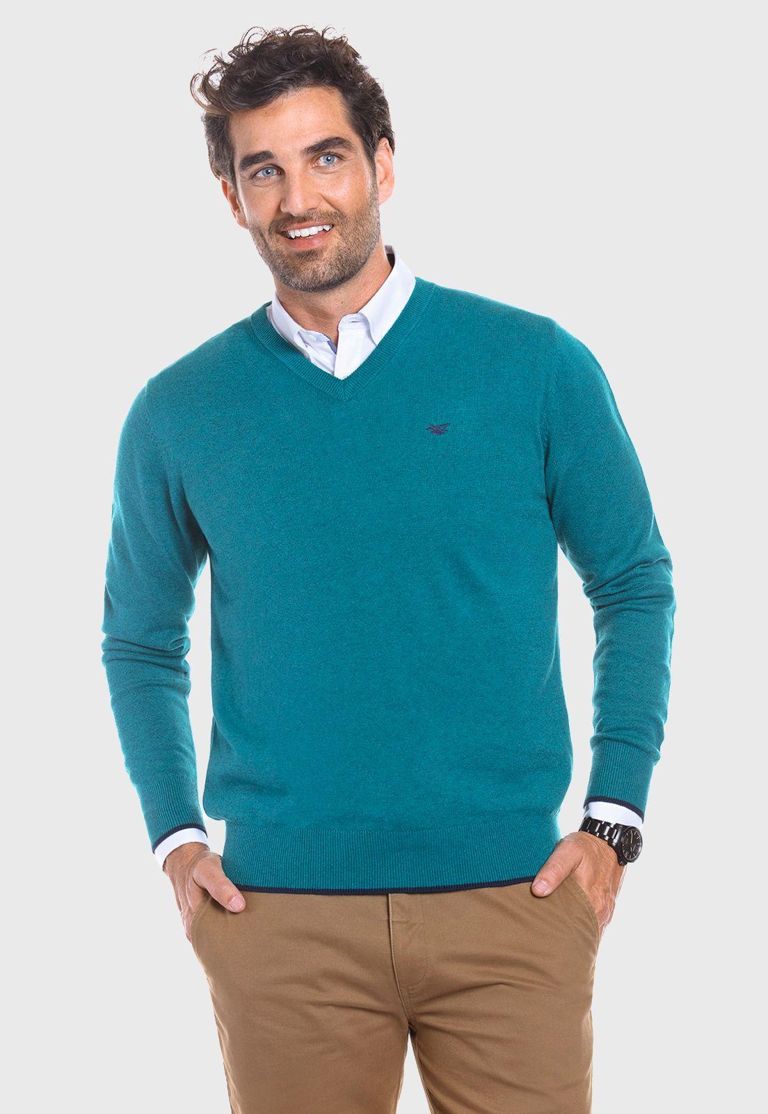 SWEATER MELANGE SMART CASUAL  L/S RIVER MELANGE-0