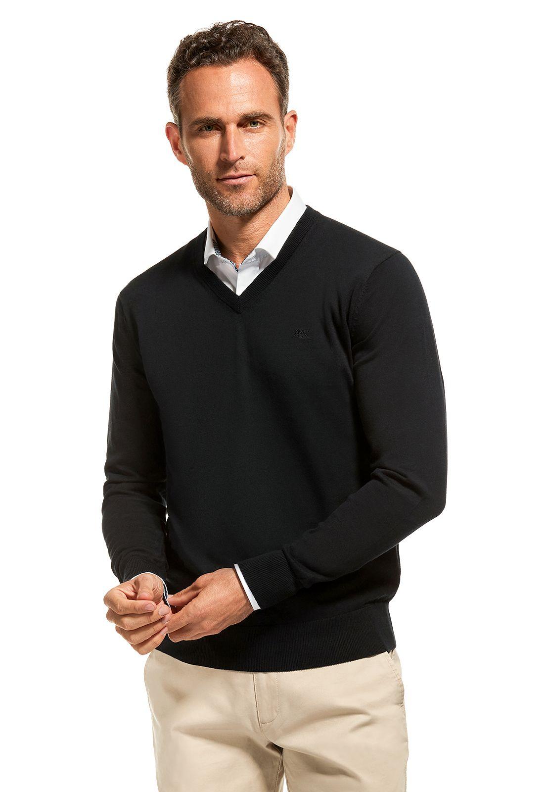 SWEATER MANOLO BLACK-0