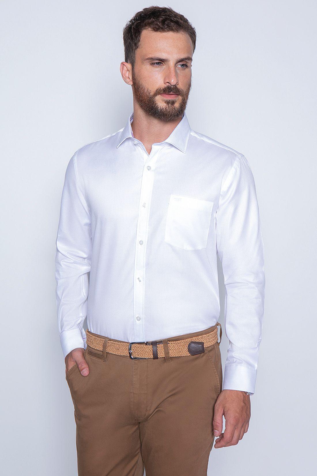 Camisa Smart Casual Georgia White-0