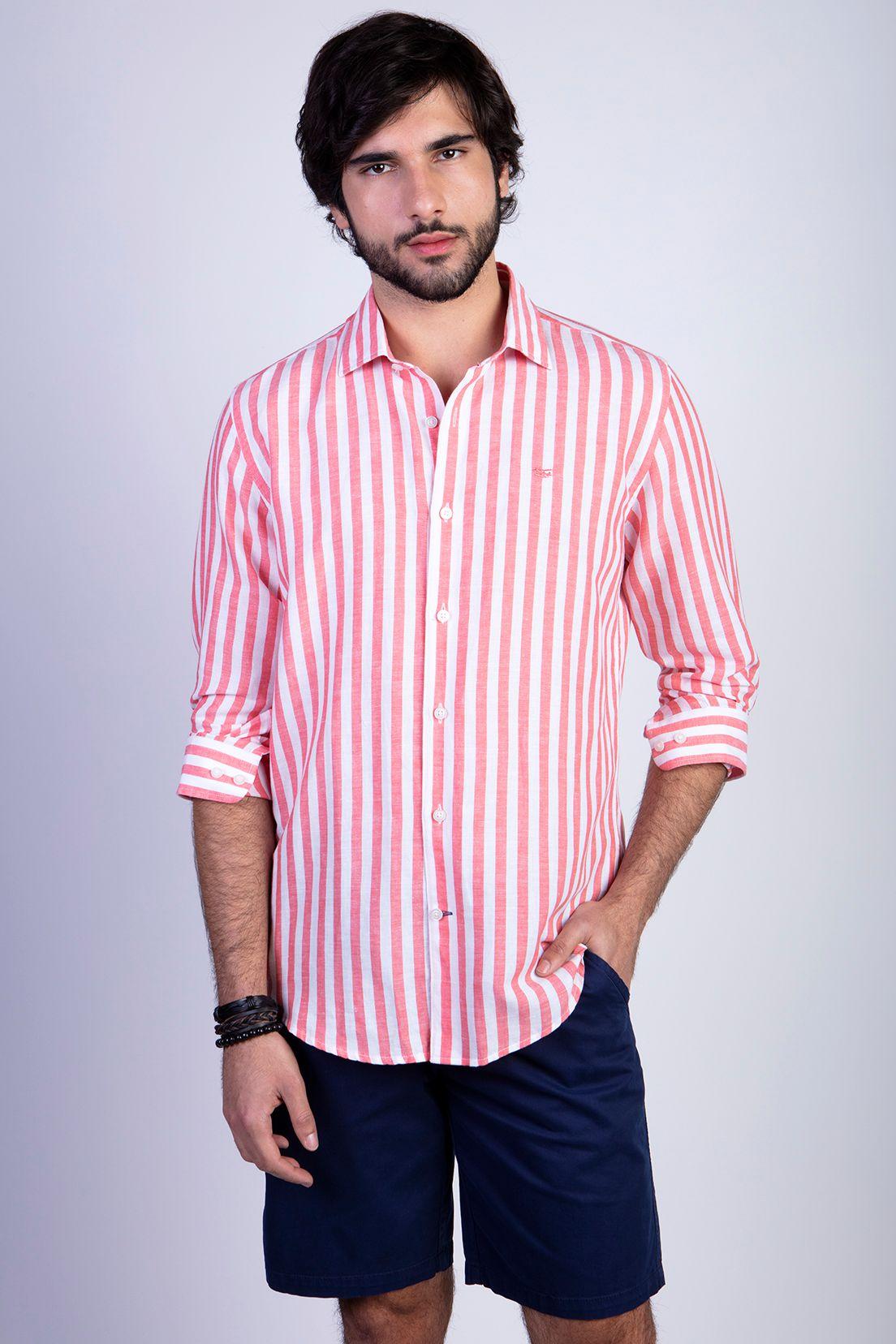 Camisa Fontana F Coral-0