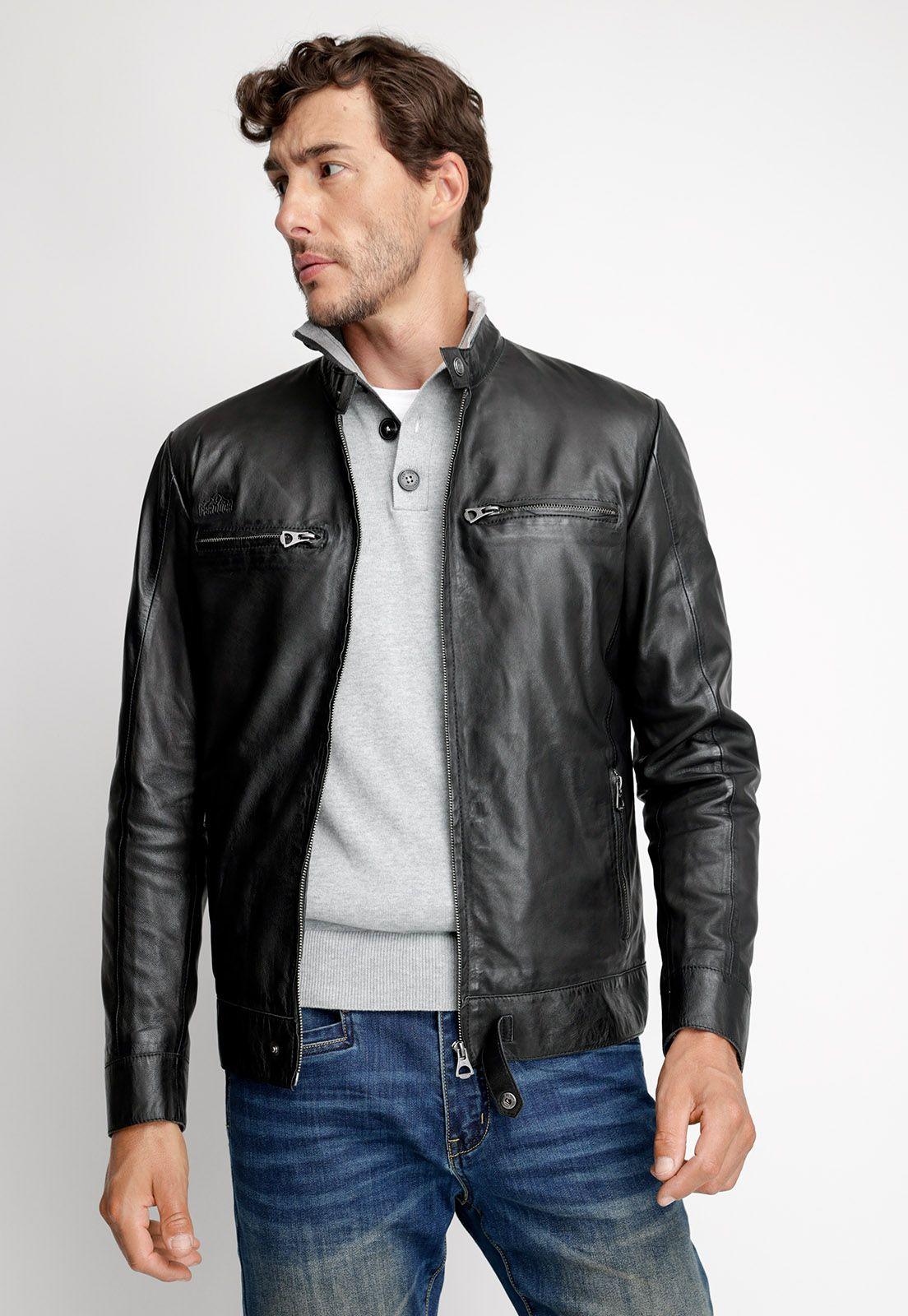 Chaqueta Cuero Memphis Black-0