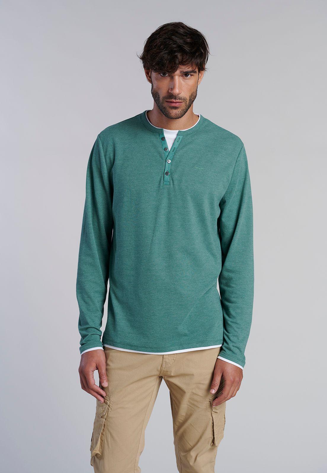 Polera Ml Dobel Indiana Green-0