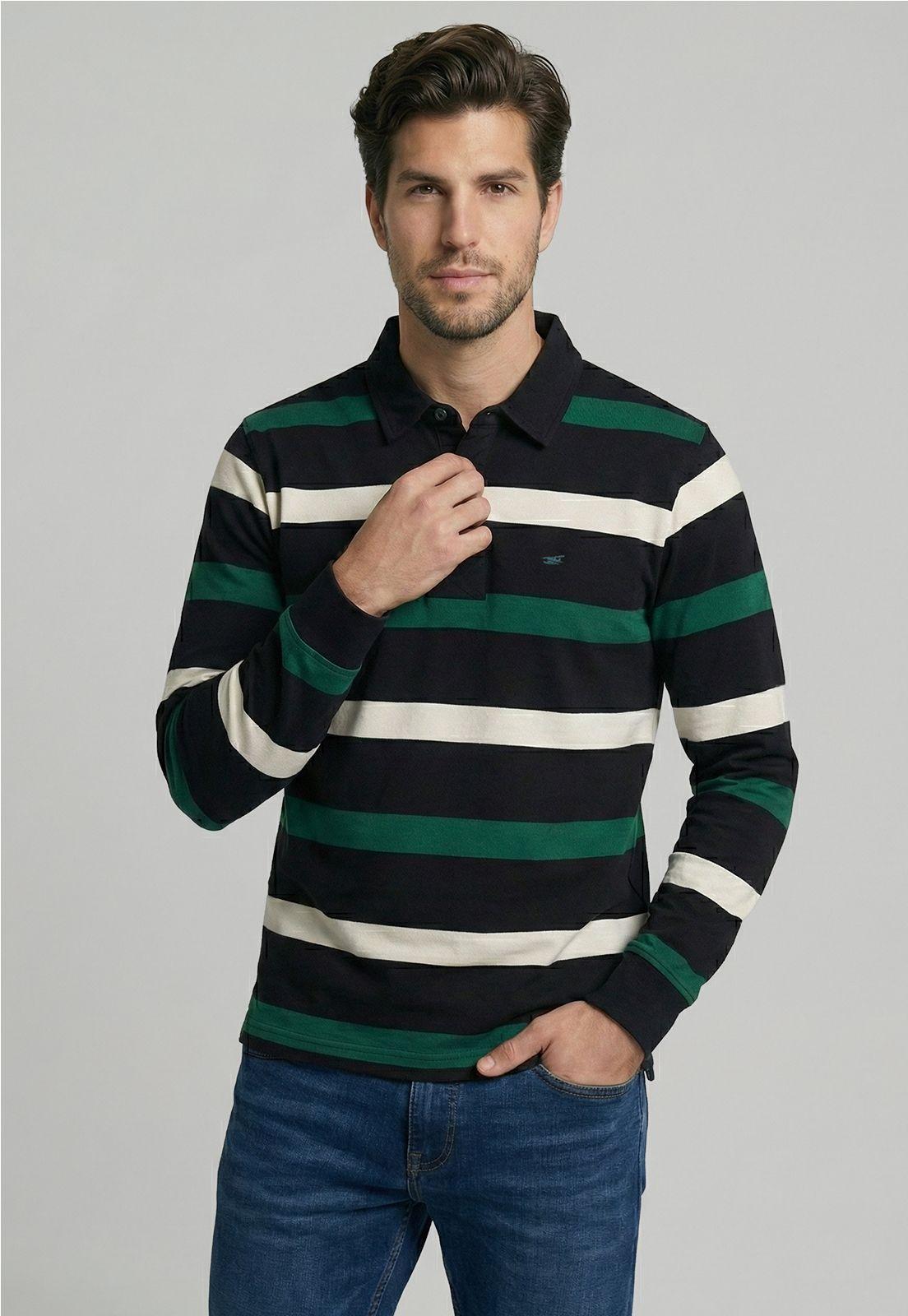 Polera Rugby Boston Green-0