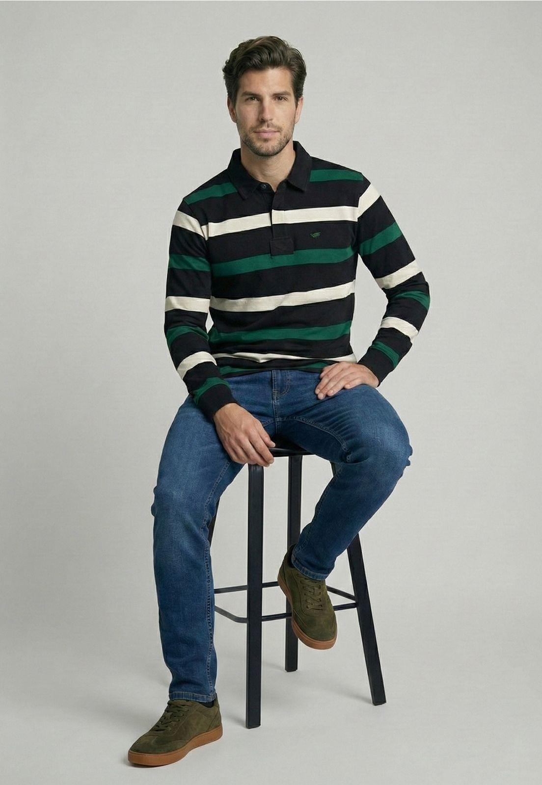 Polera Rugby Boston Green-4