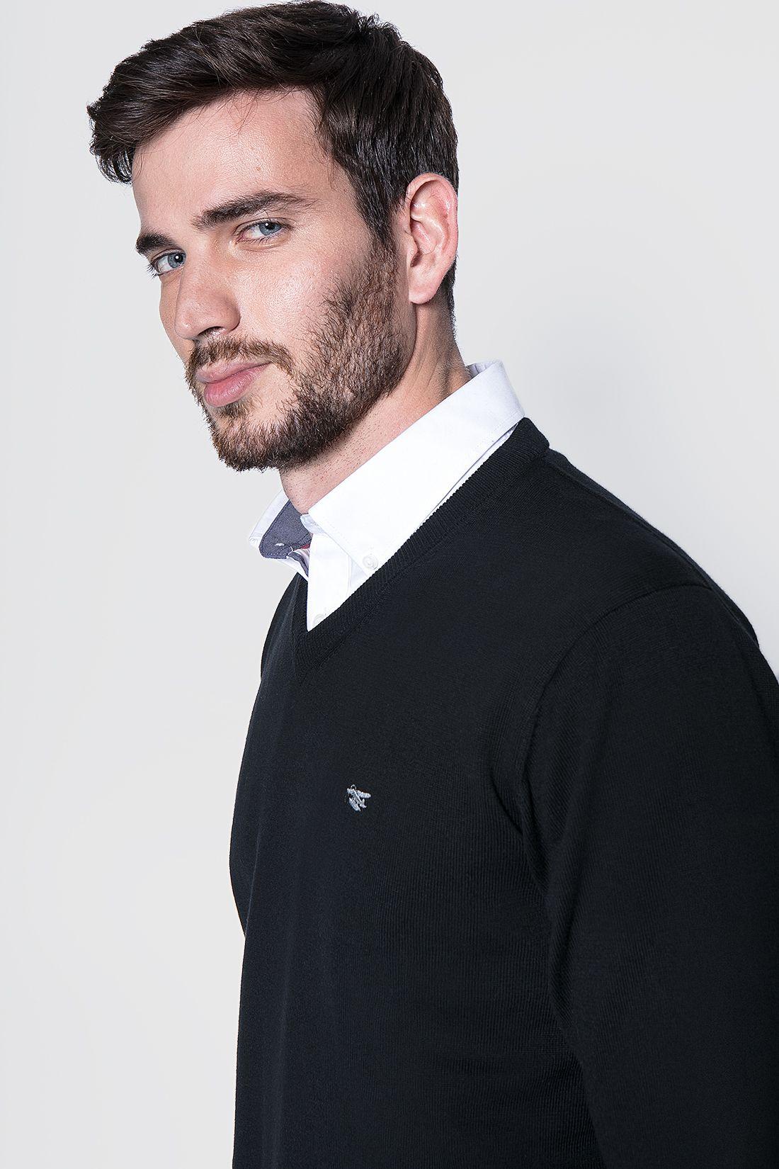 Sweater Smart Casual L/S Black-2