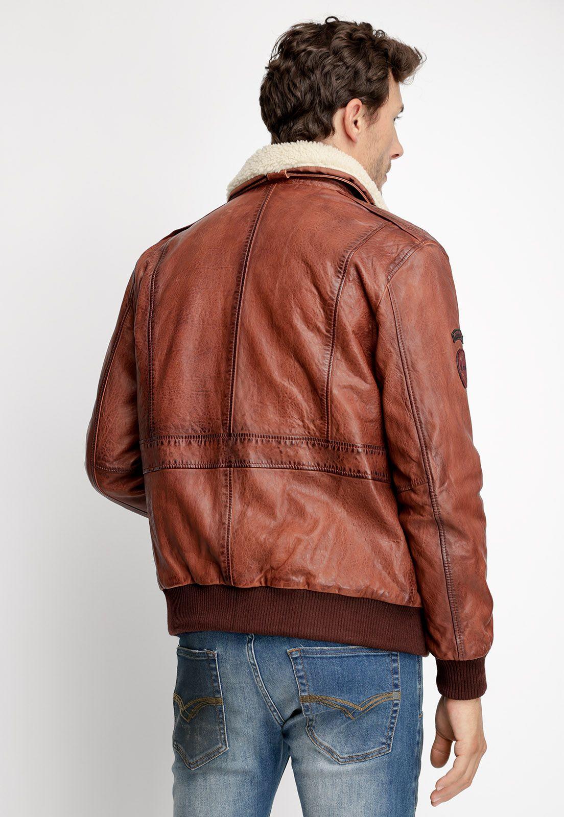 Chaqueta Pilot Arkansas Brown Fe-1