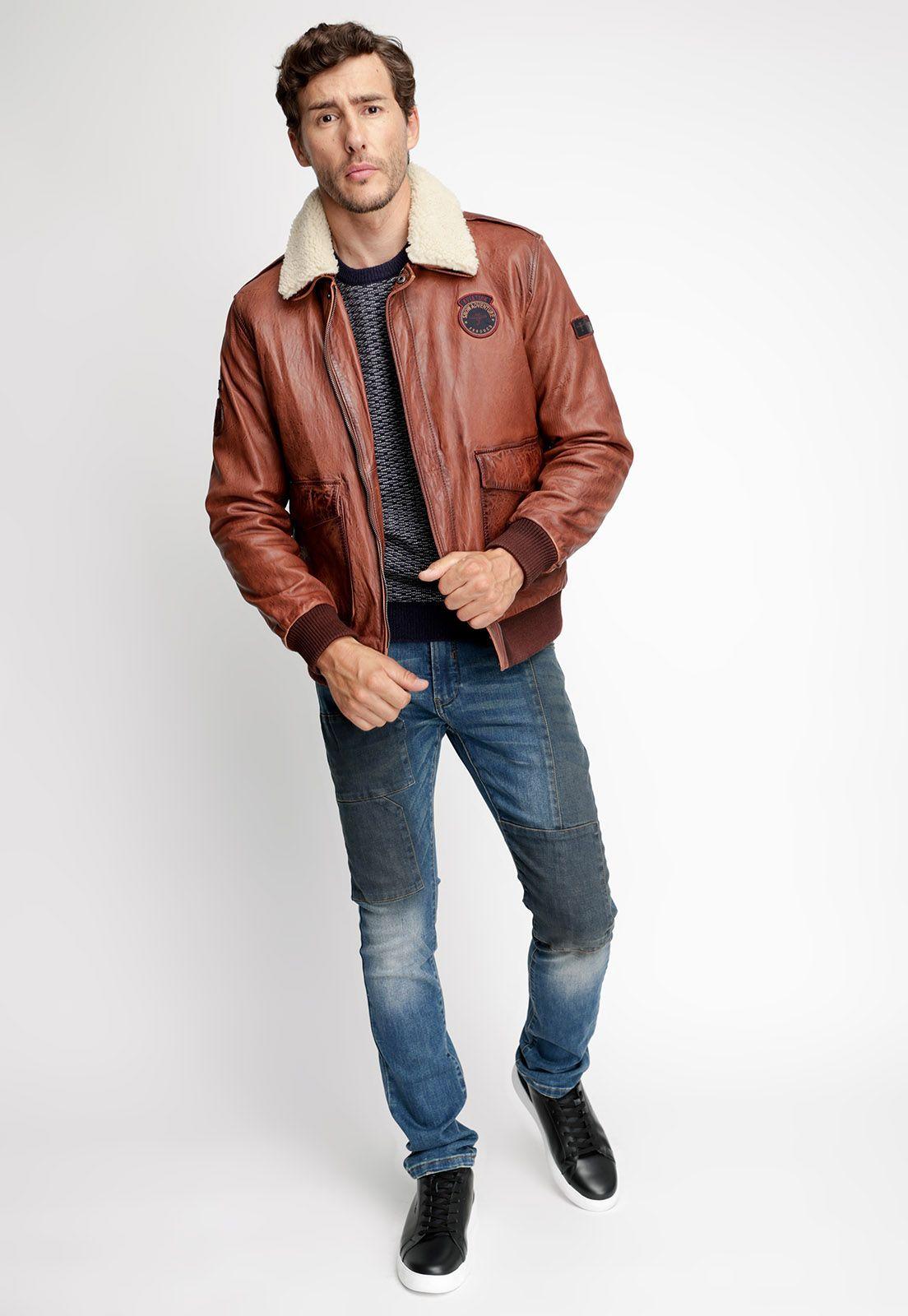 Chaqueta Pilot Arkansas Brown Fe-3