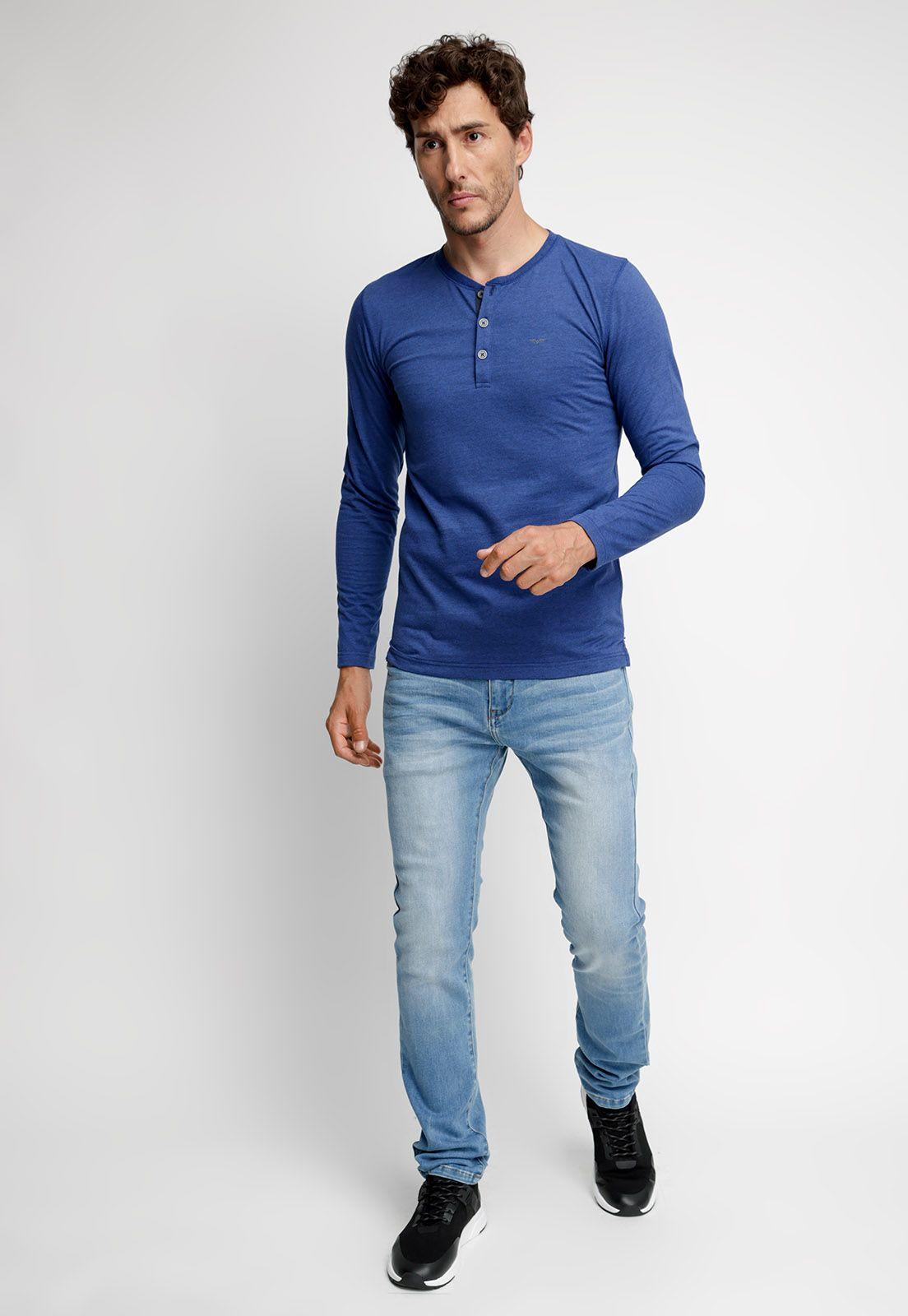 Polera Maryland Blue Melange-3