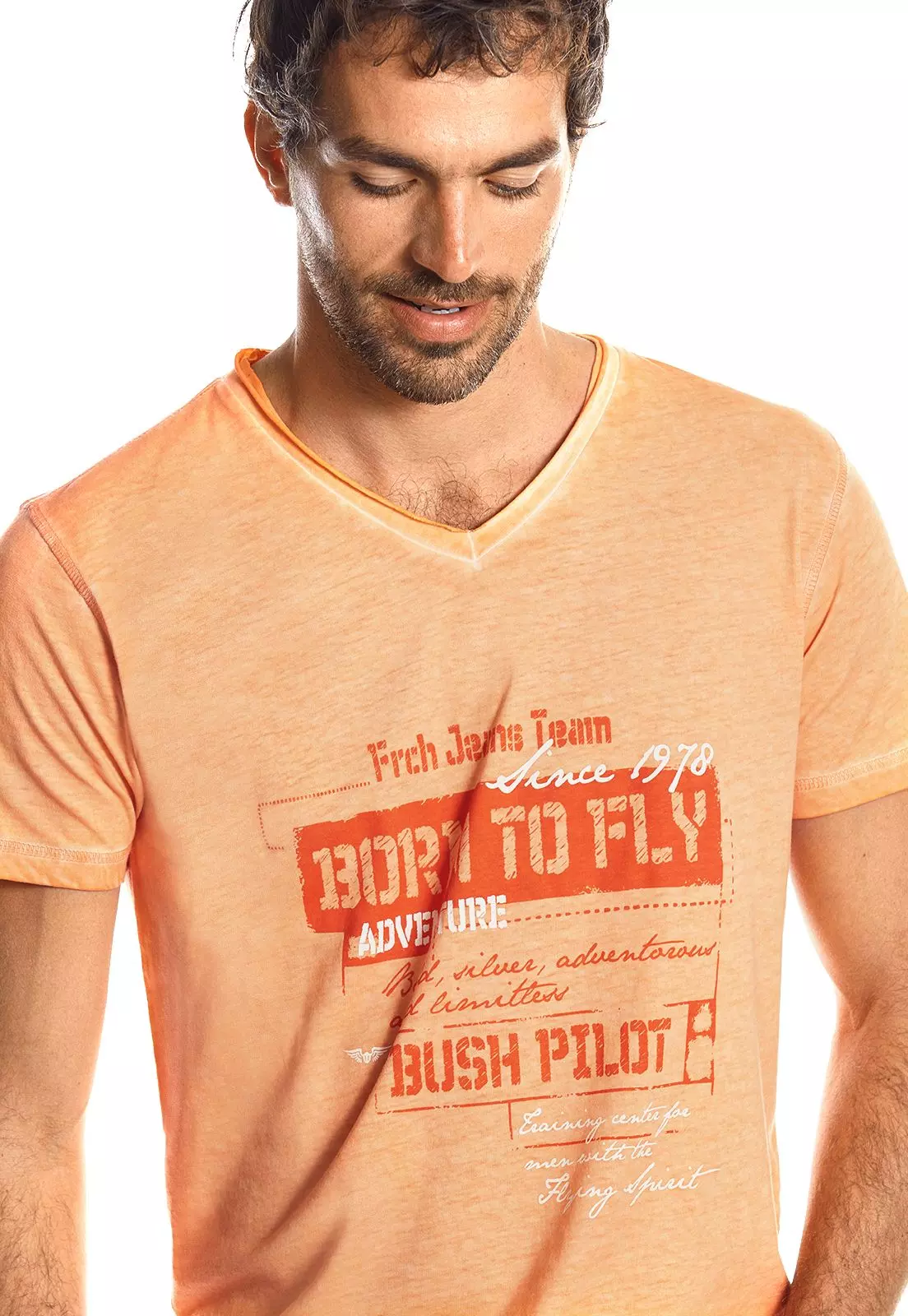Polera Virginia Orange-3