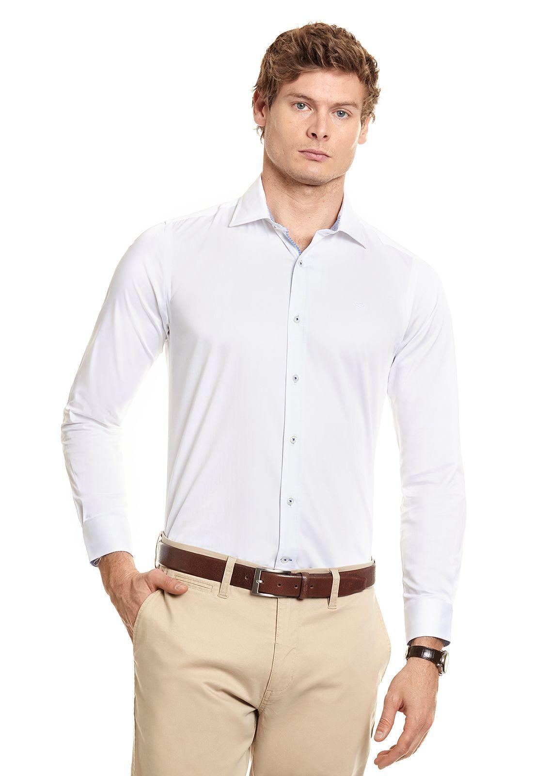 Camisa Smart Casual Alabama White-0