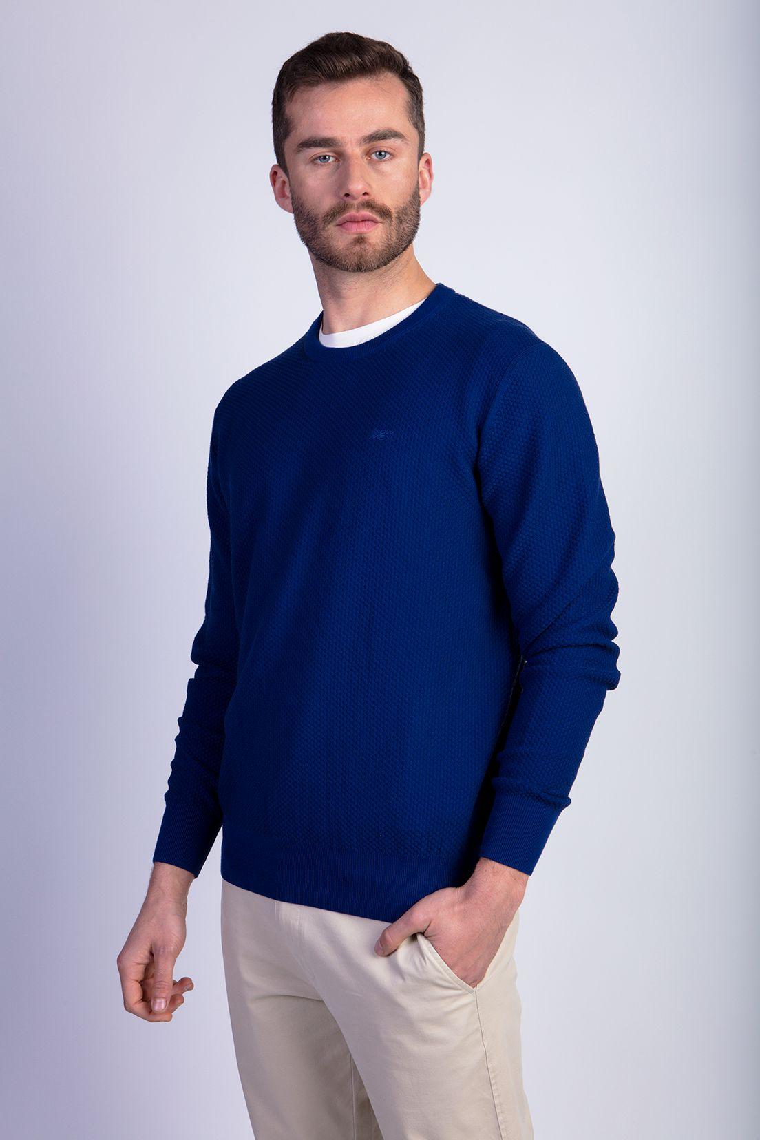 SWEATER PANTO AZULINO-0