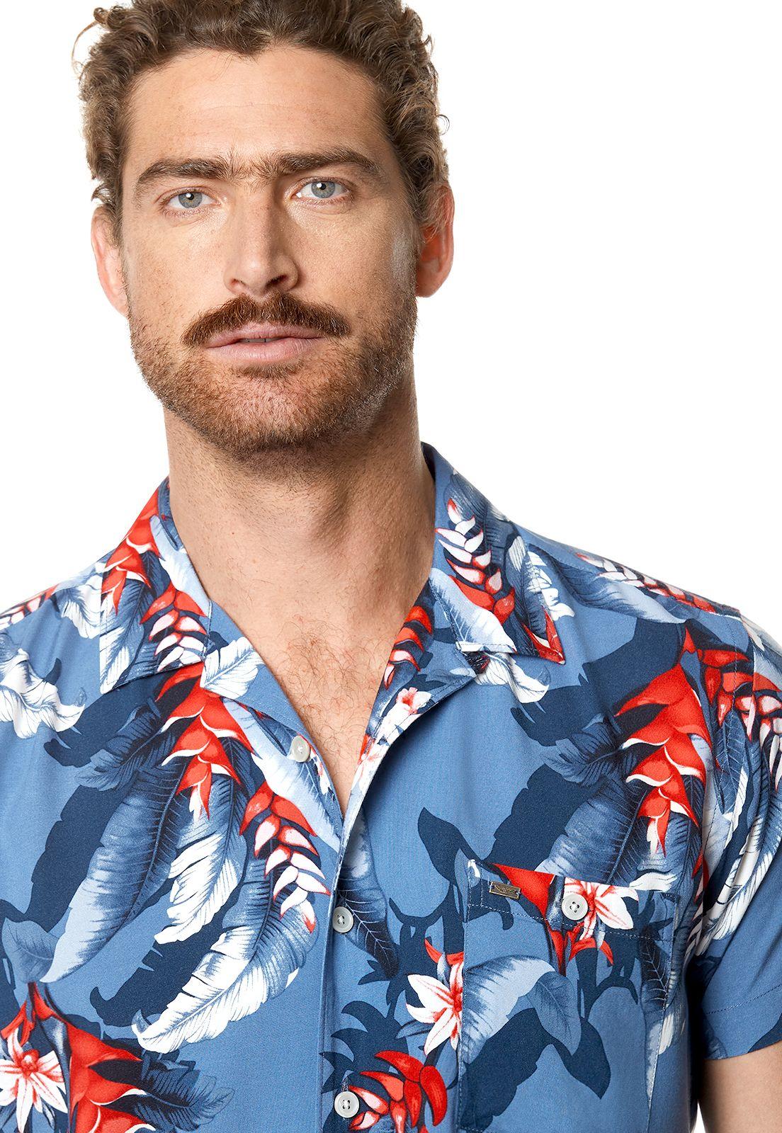 CAMISA ESTAMPADA LIZ FJ NAVY-2