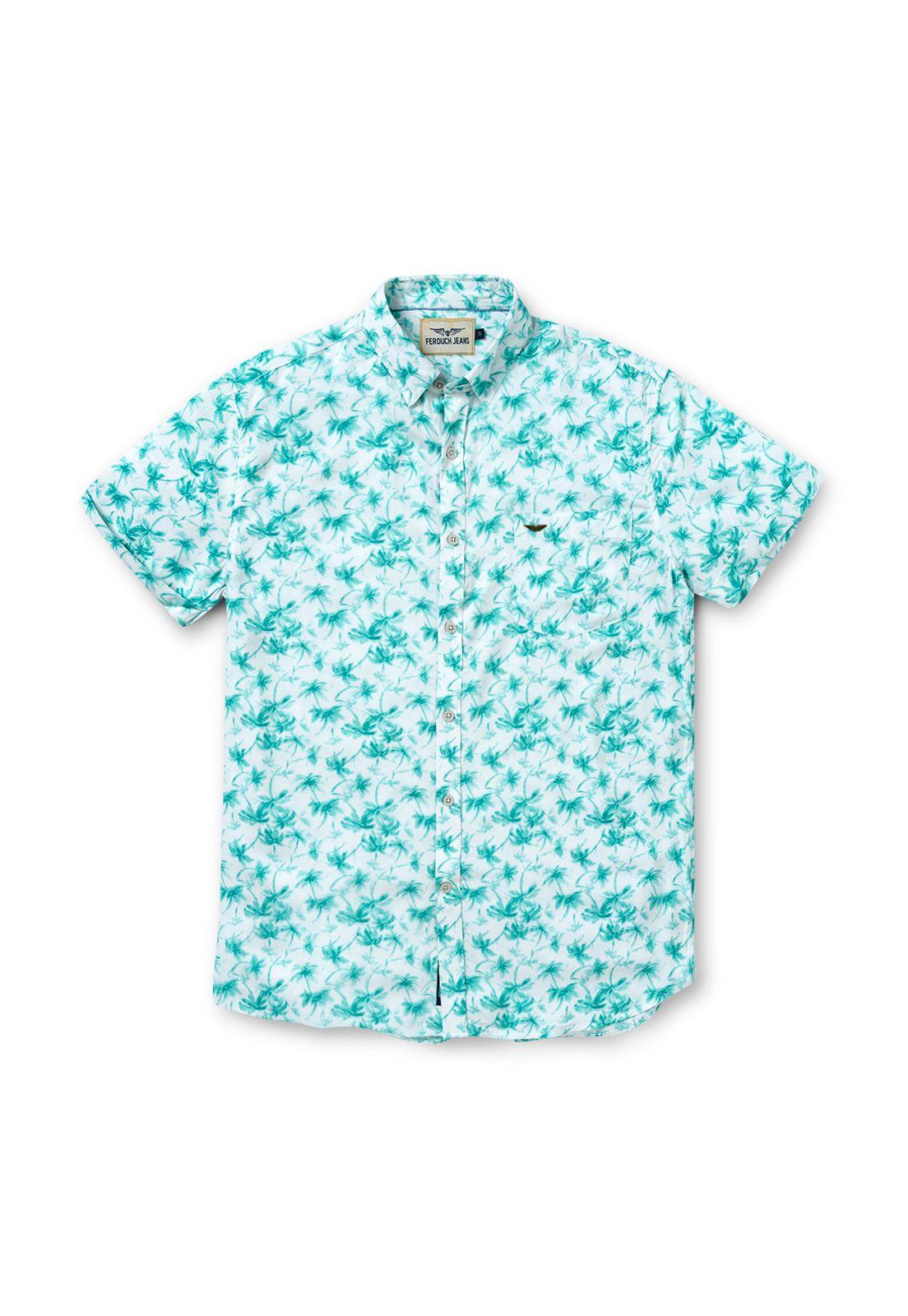 Camisa Manga Corta Estampada Olympia Fj Mint-0
