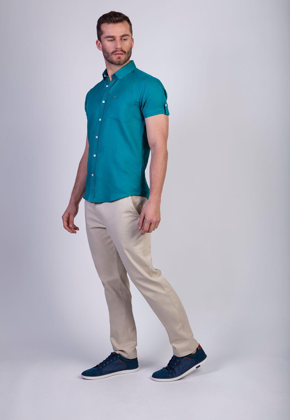 CAMISA COLCHESTER GREEN-2