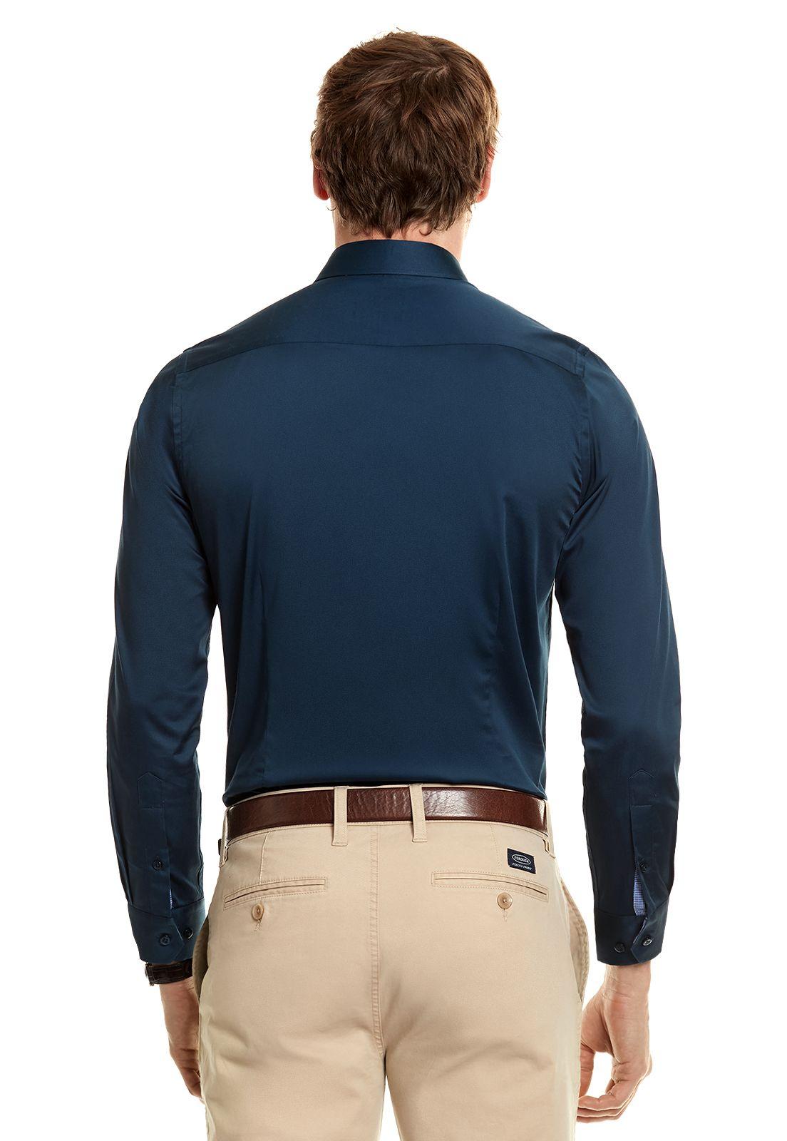Camisa Smart Casual Dublin Navy-2