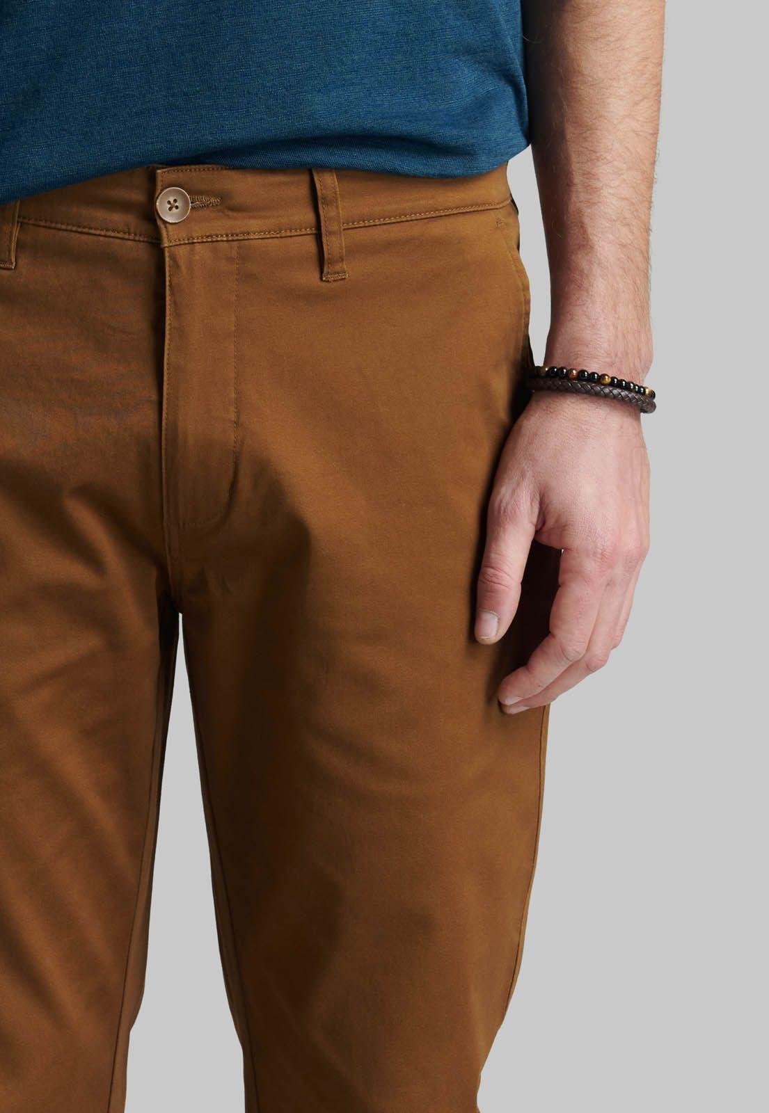 Pantalón Business Twill Slim /31 Camel-2