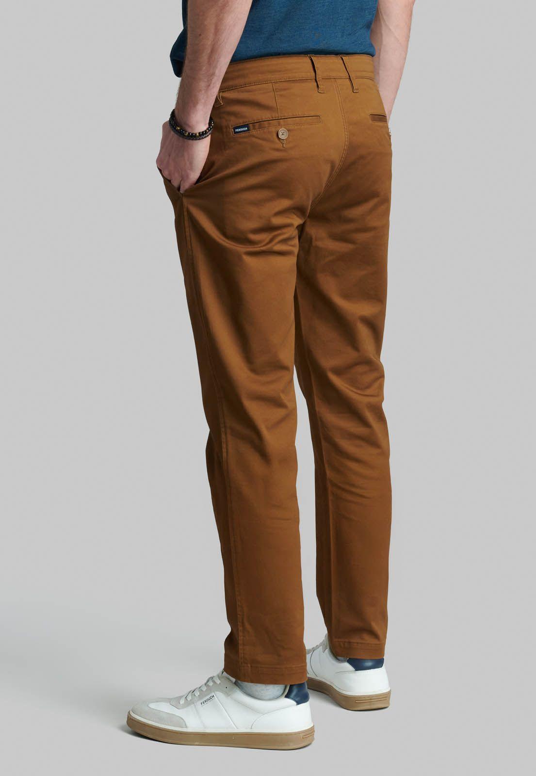 Pantalón Business Twill Slim /31 Camel-3