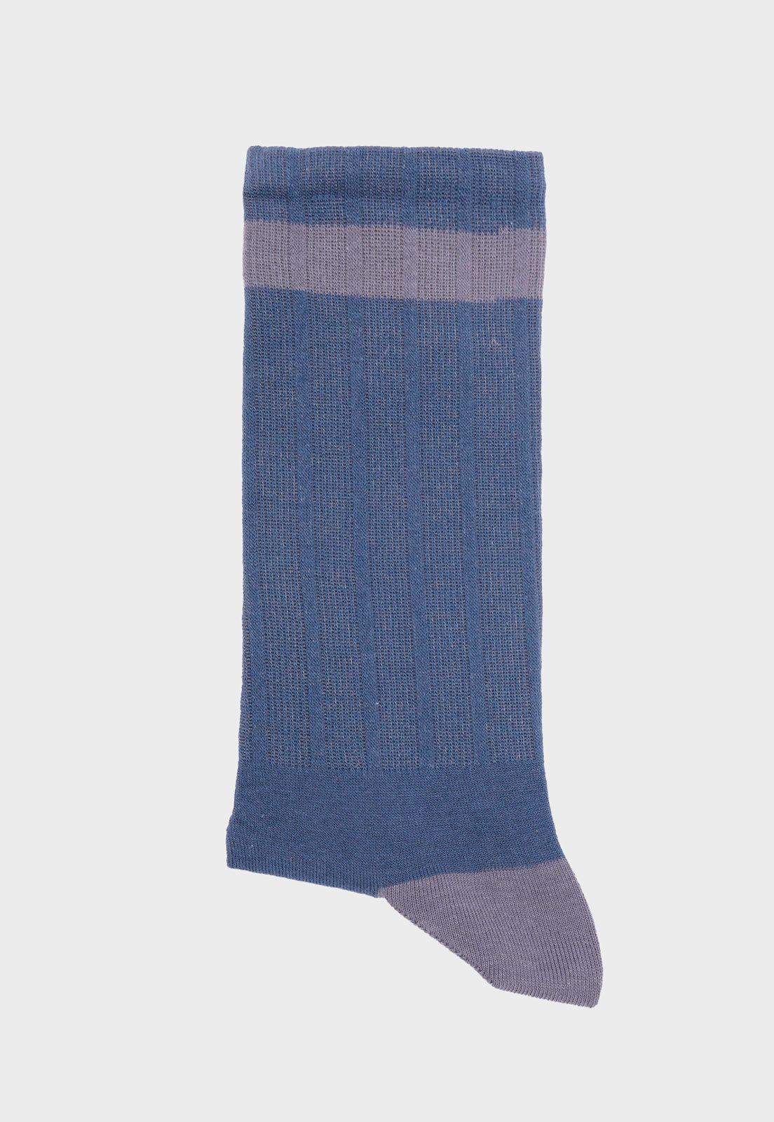 CALCETINES TRIPACK VELA TEXTURA DK. GREY-0