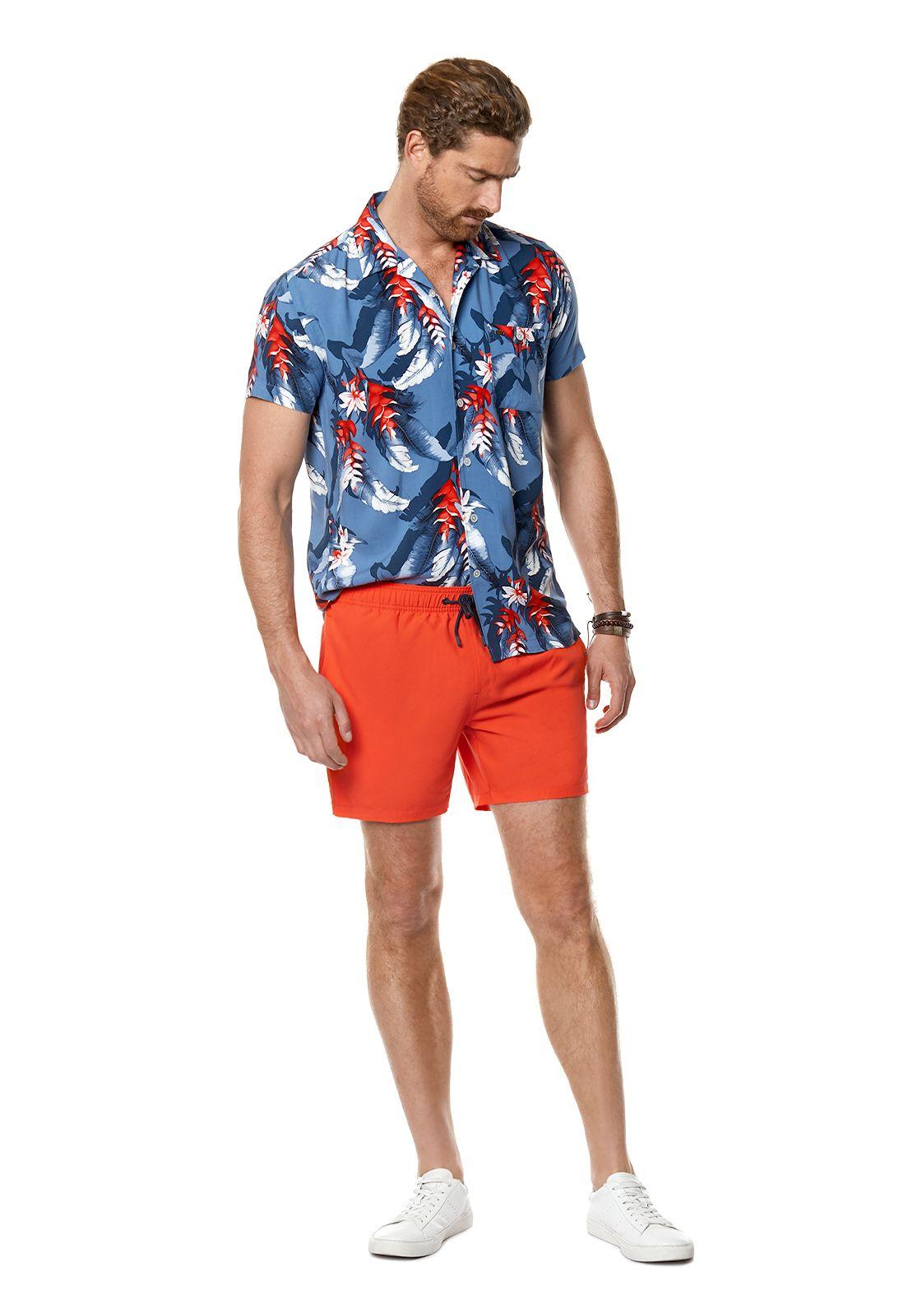 Traje De Baño Básico Coral-1
