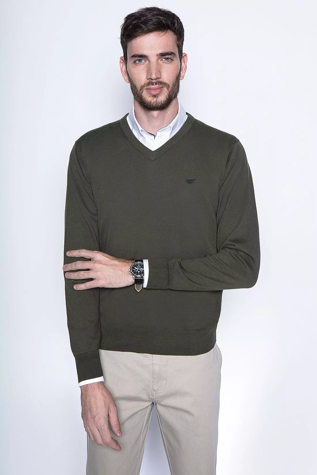 Sweater Smart Casual L/S Military-0